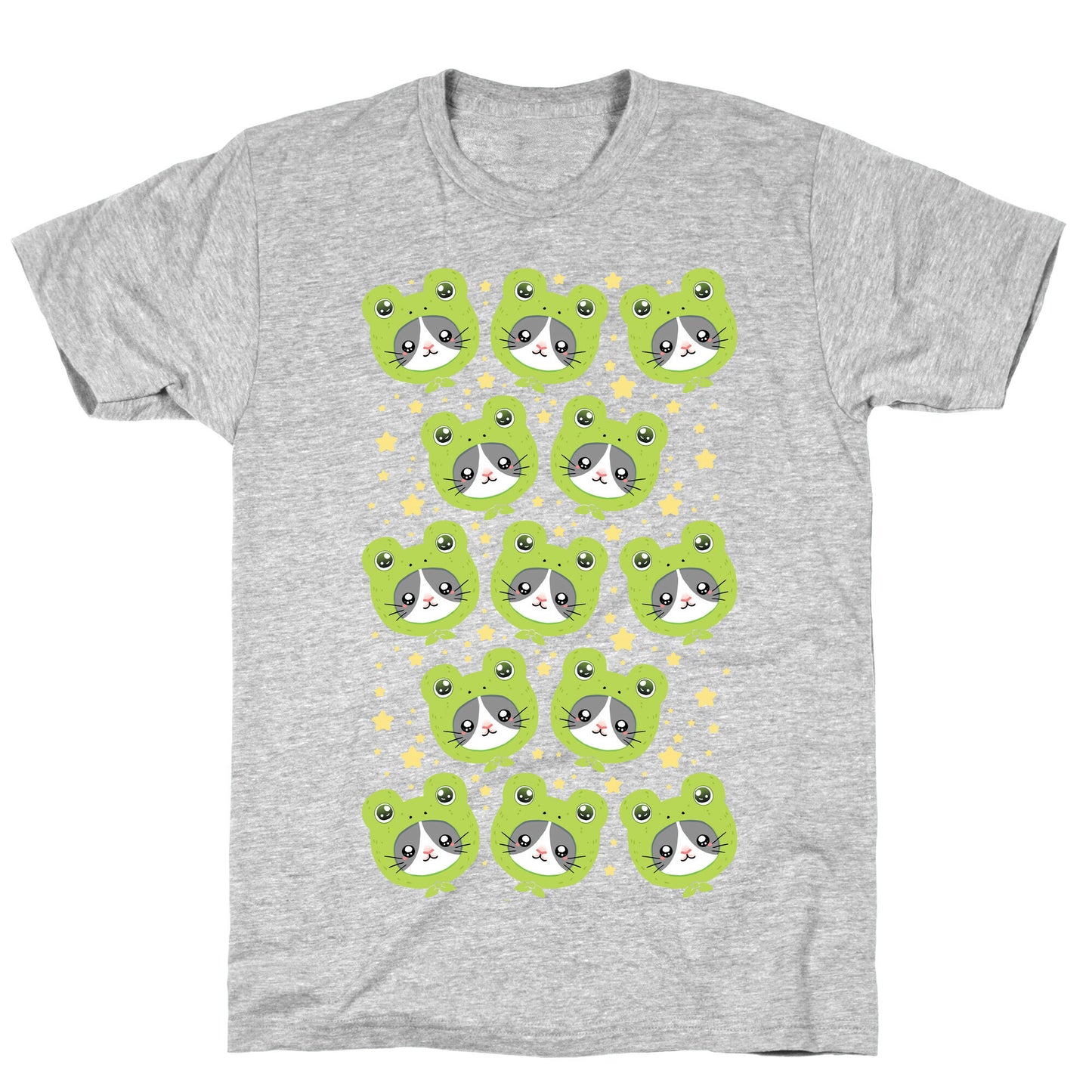 Frog Hat Cat T-Shirt
