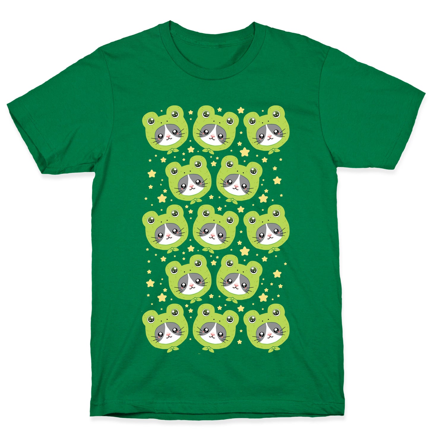 Frog Hat Cat T-Shirt