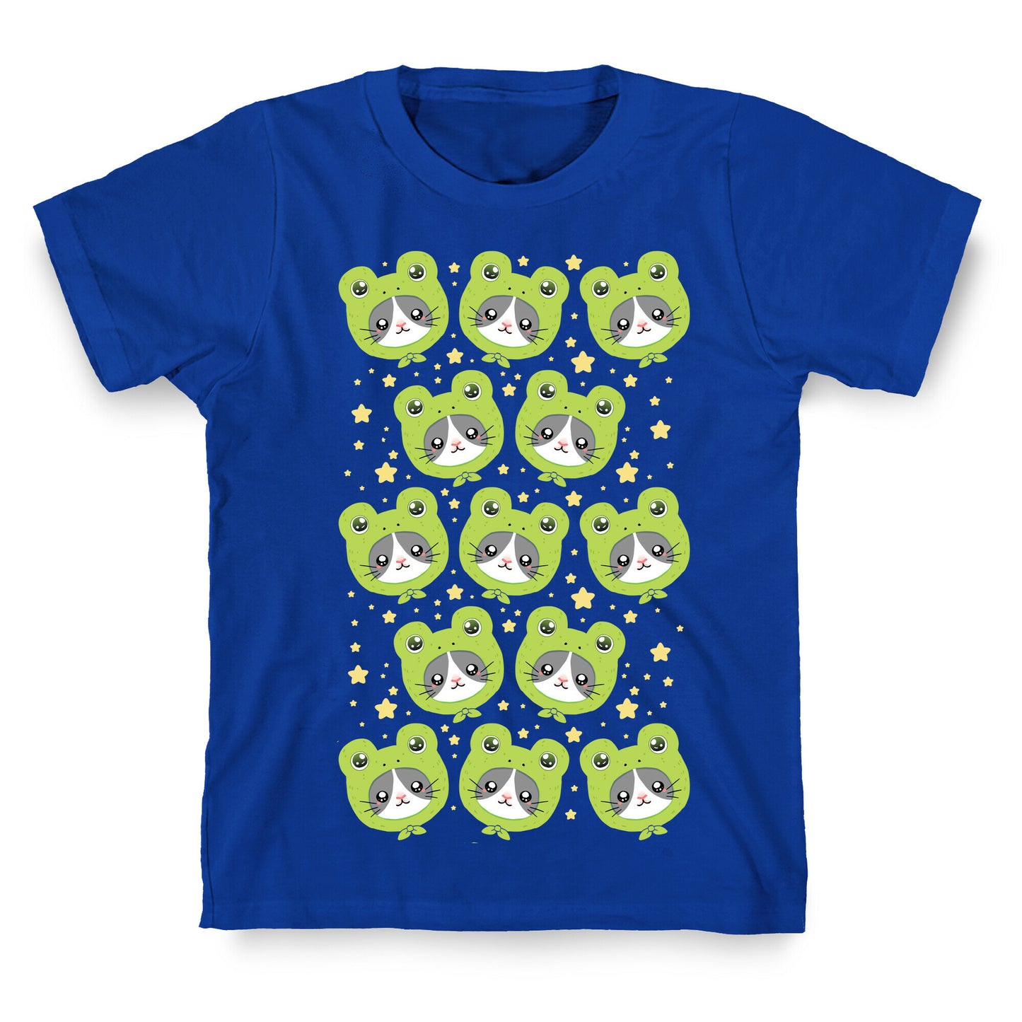 Frog Hat Cat T-Shirt