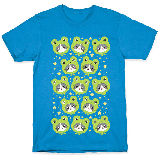 Frog Hat Cat T-Shirt