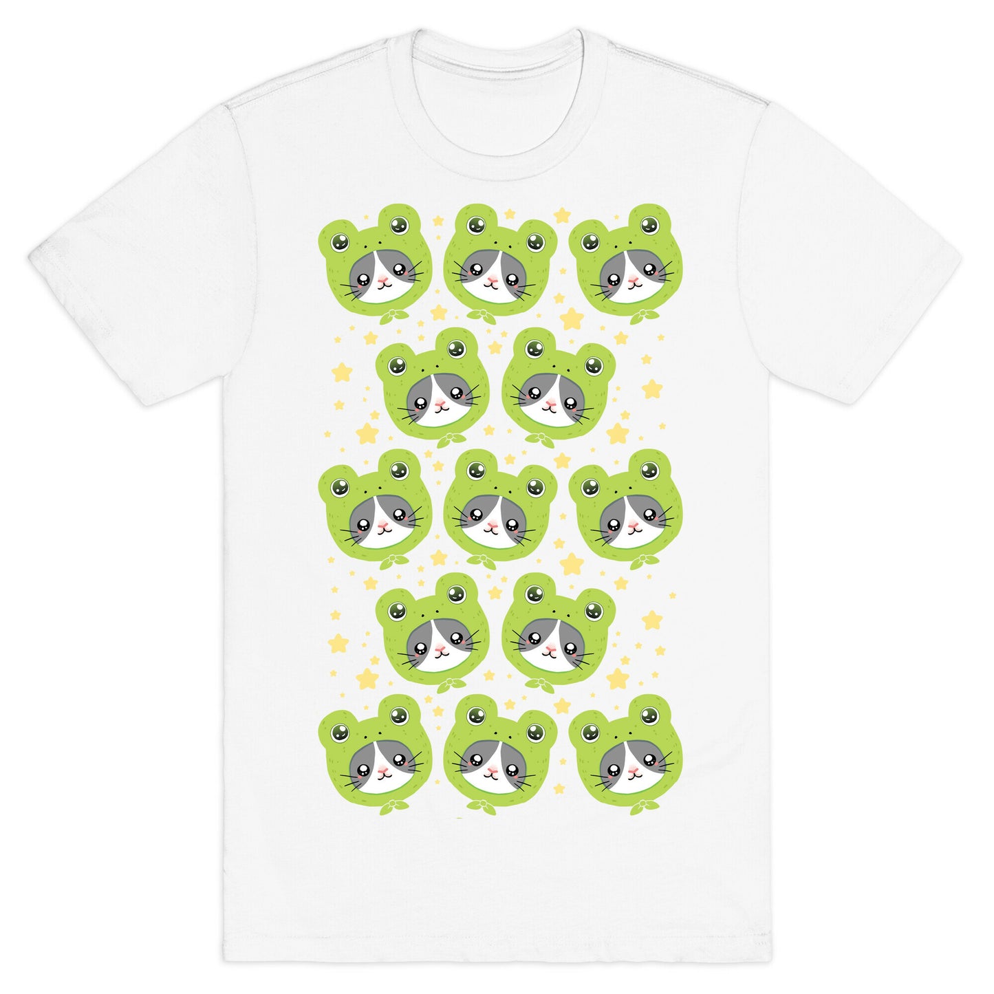 Frog Hat Cat T-Shirt