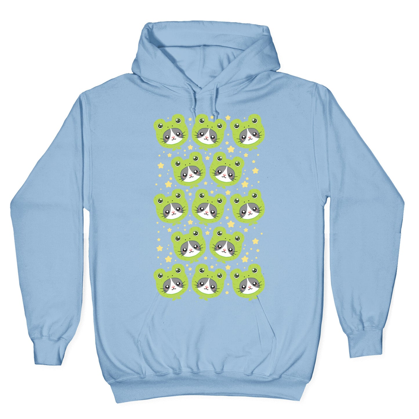 Frog Hat Cat Hoodie