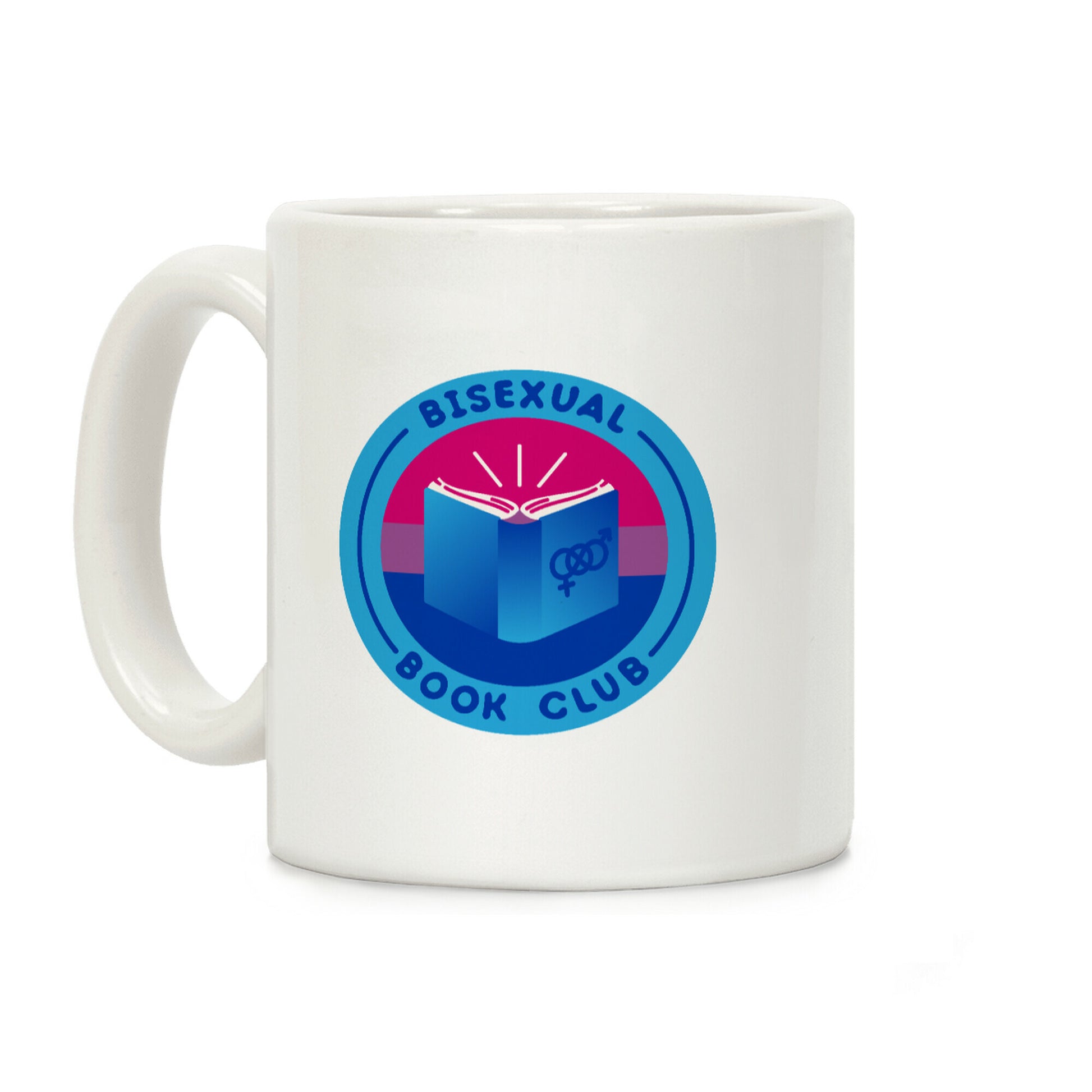 Bisexual Book Club Patch Coffee Mug
