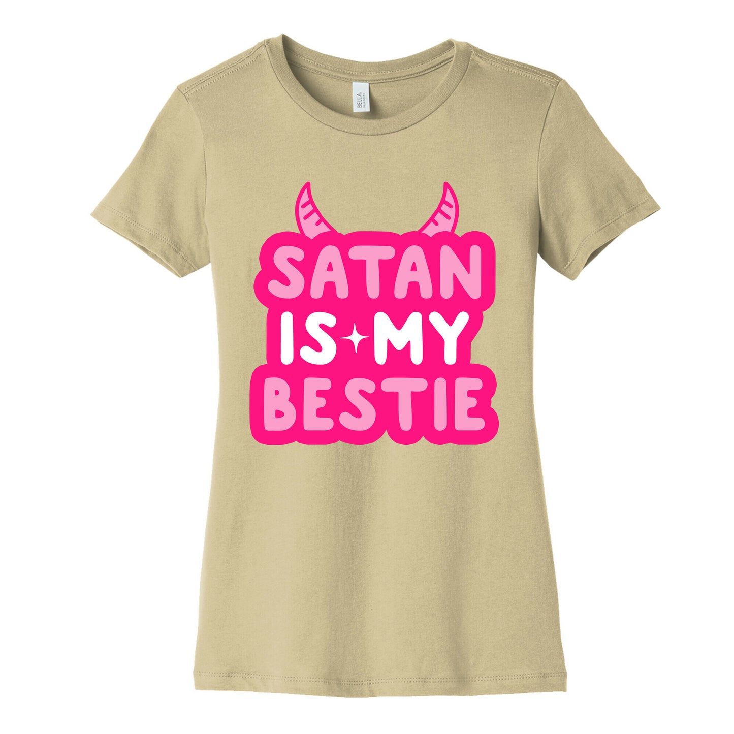 Satan Is My Bestie Women's Cotton Tee