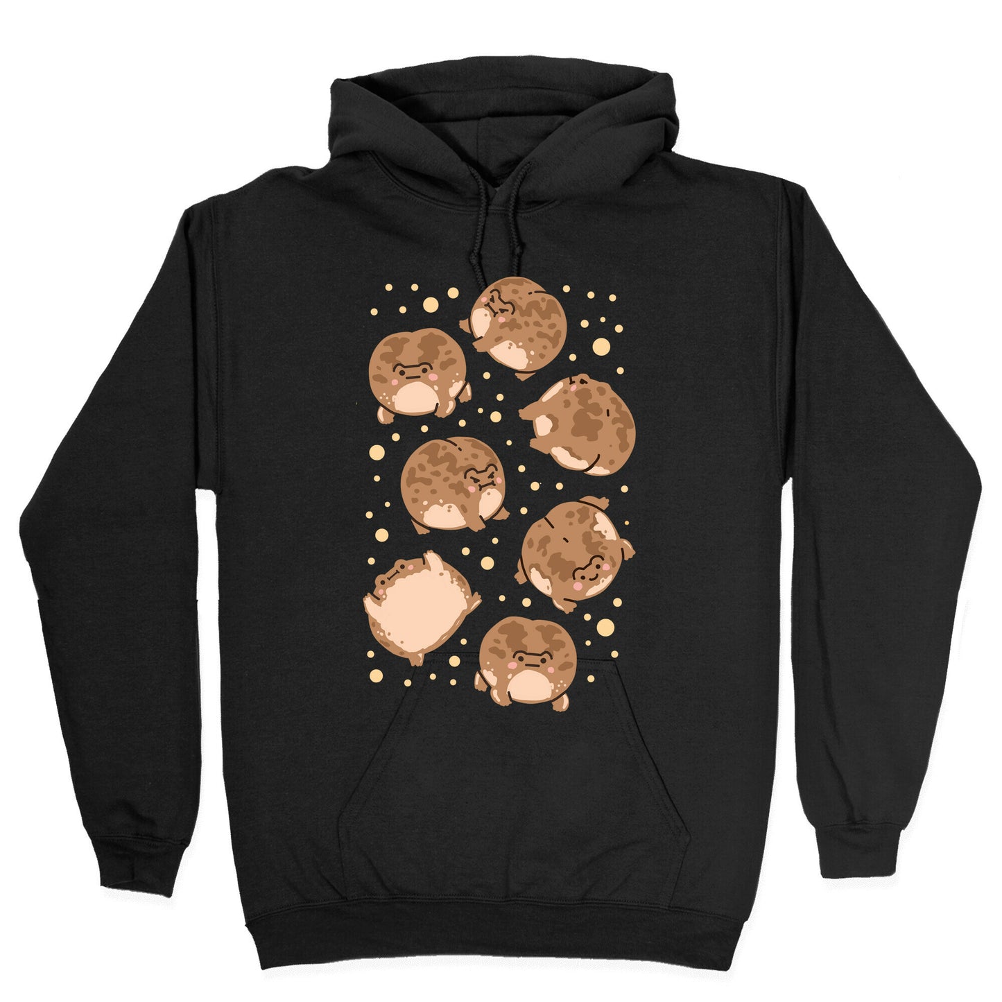 Desert Rain Frog Pattern Hoodie