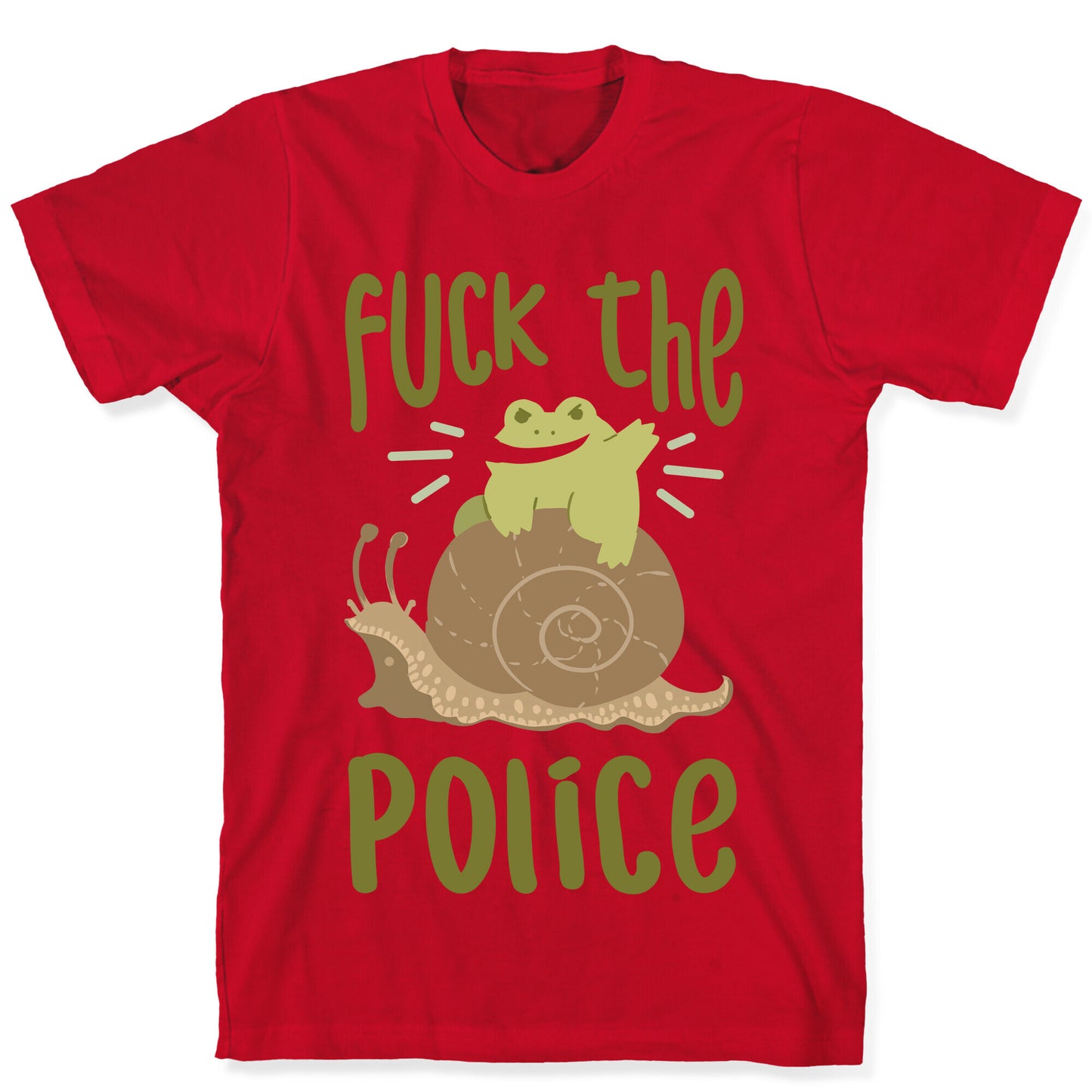 Fuck The Police Frog T-Shirt