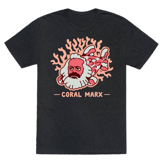 Coral Marx Unisex Triblend Tee