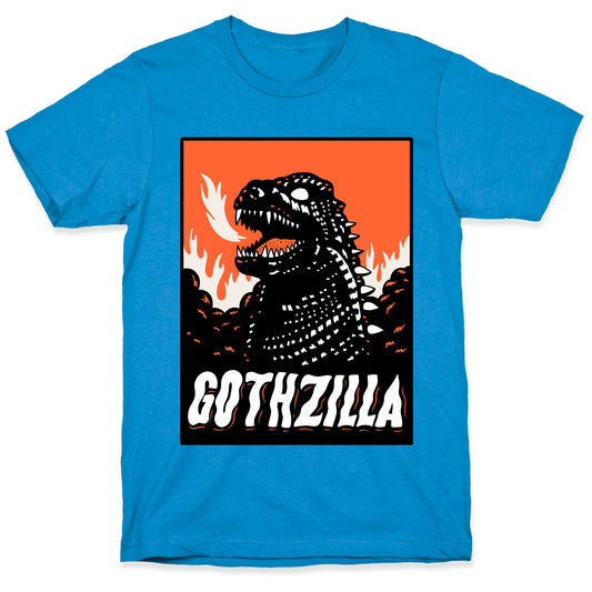Gothzilla Goth Godzilla T-Shirt