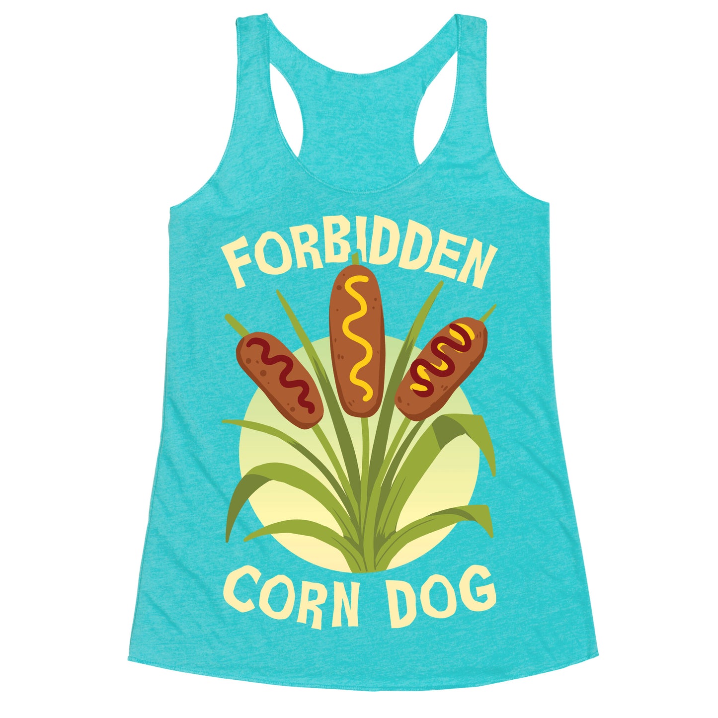 Forbidden Corndog Racerback Tank