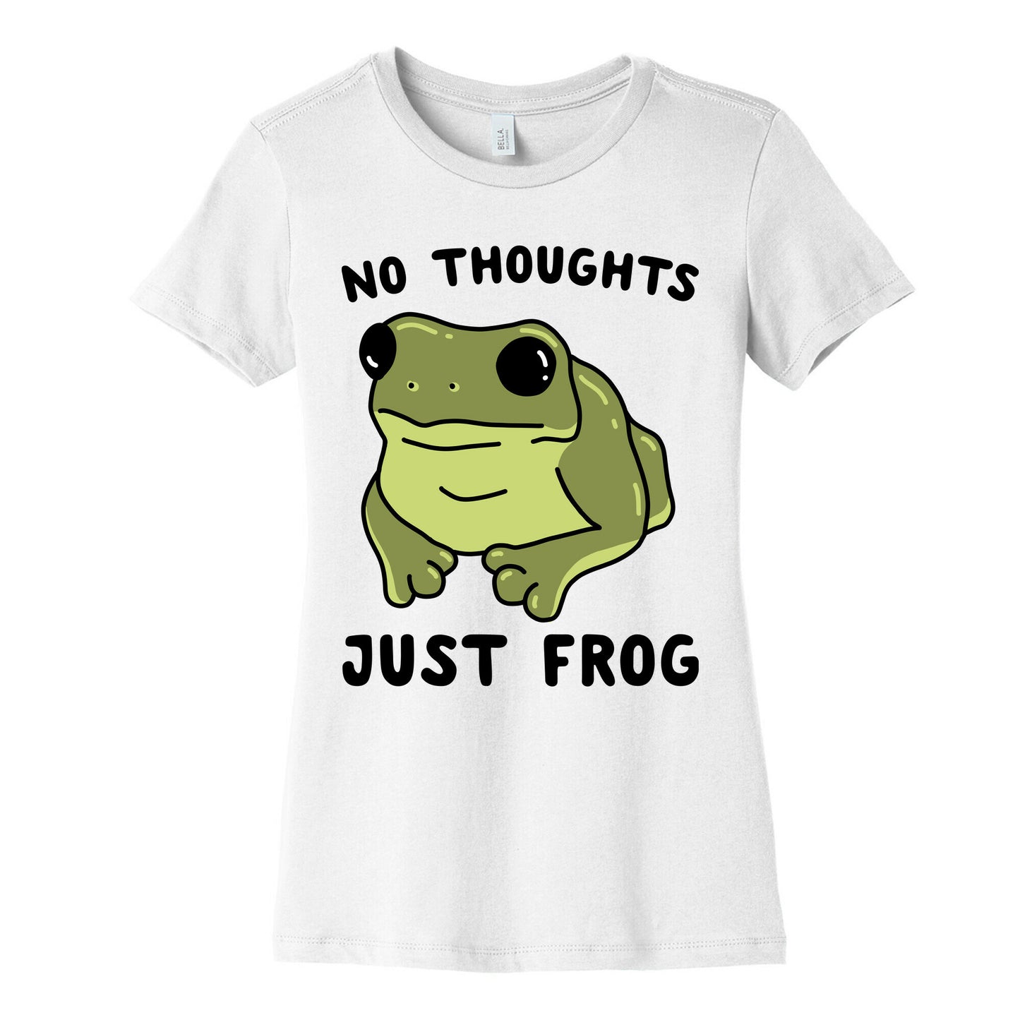 No Thoughts, Just Frog Women's Cotton Tee