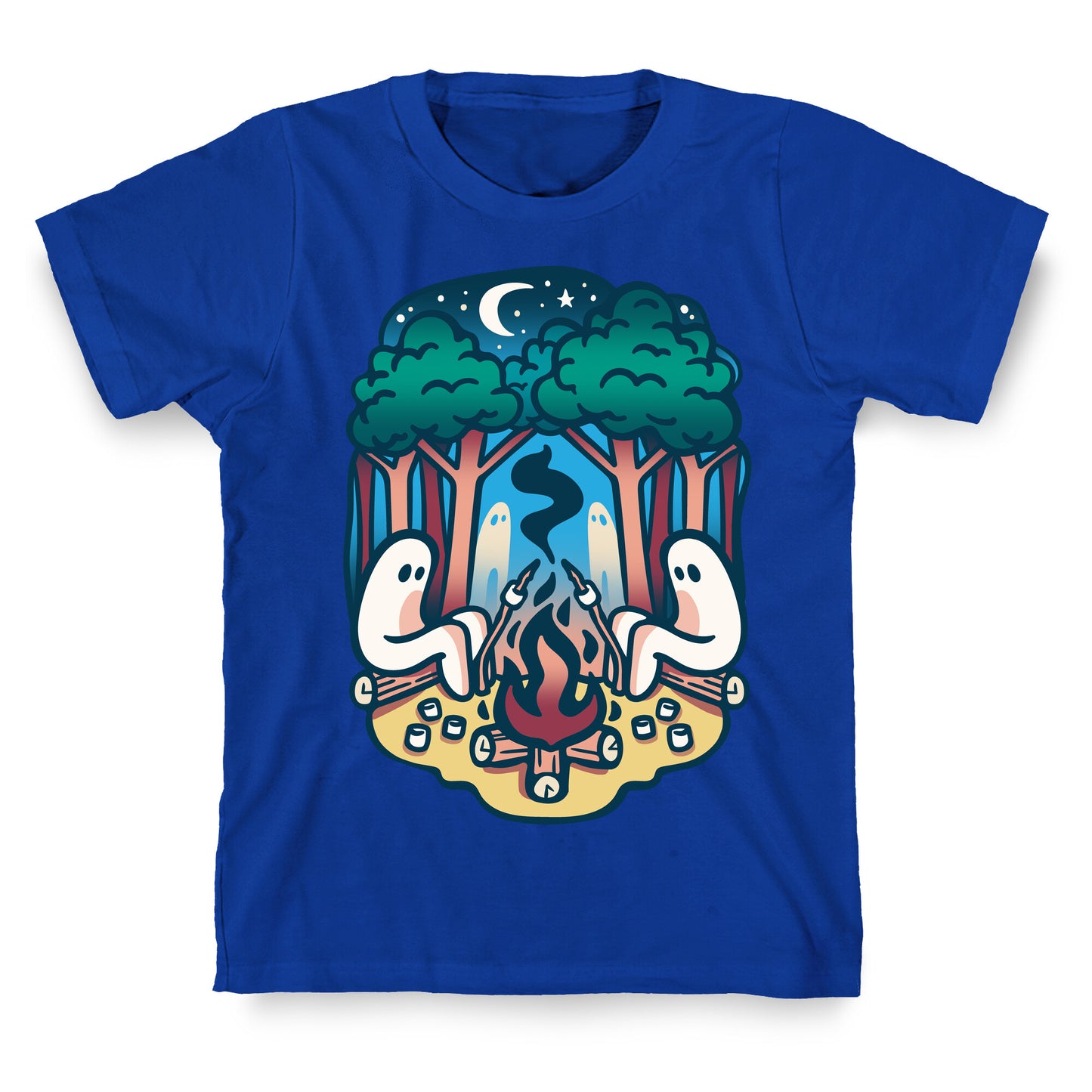 Fresno Night Roasters White Print T-Shirt