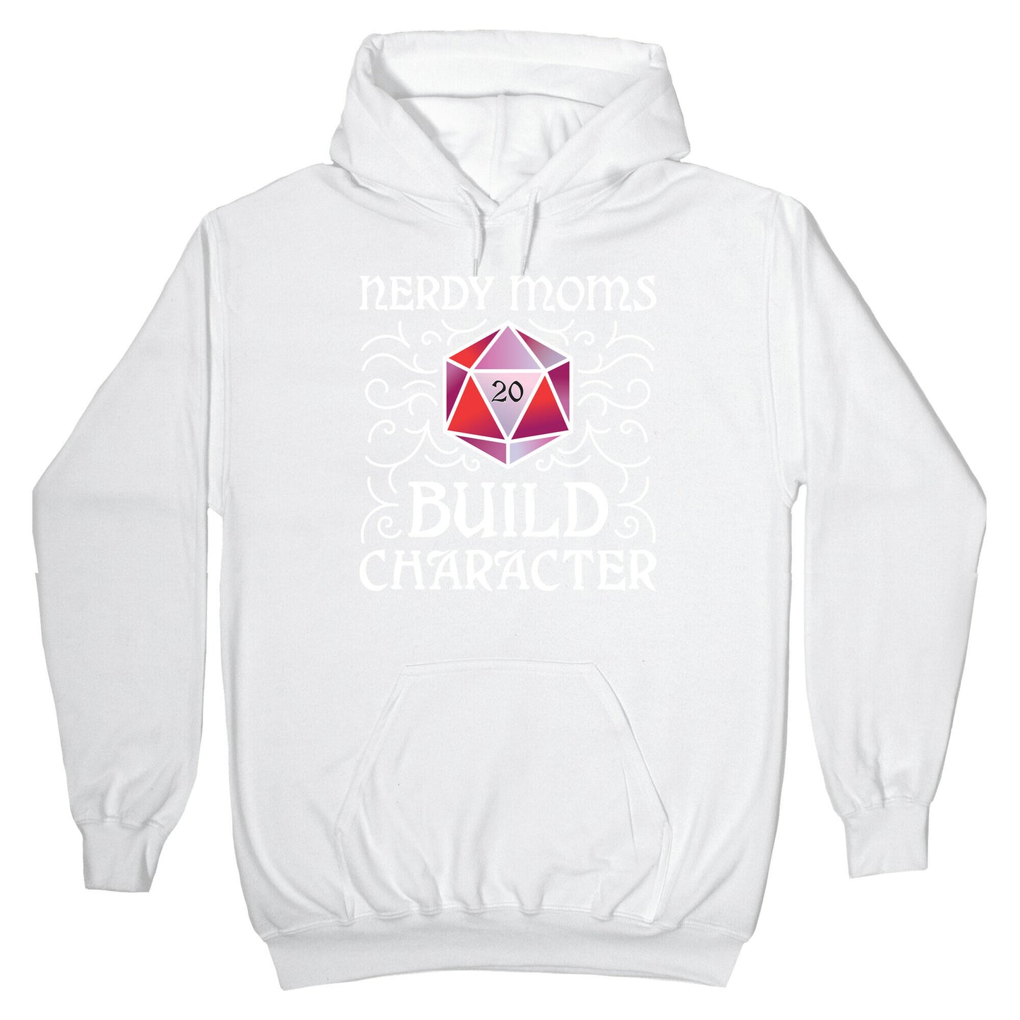 Nerdy Moms Build Character Hoodie