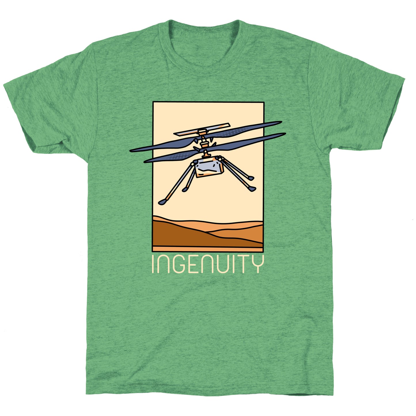 Ingenuity Mars Helicopter Unisex Triblend Tee