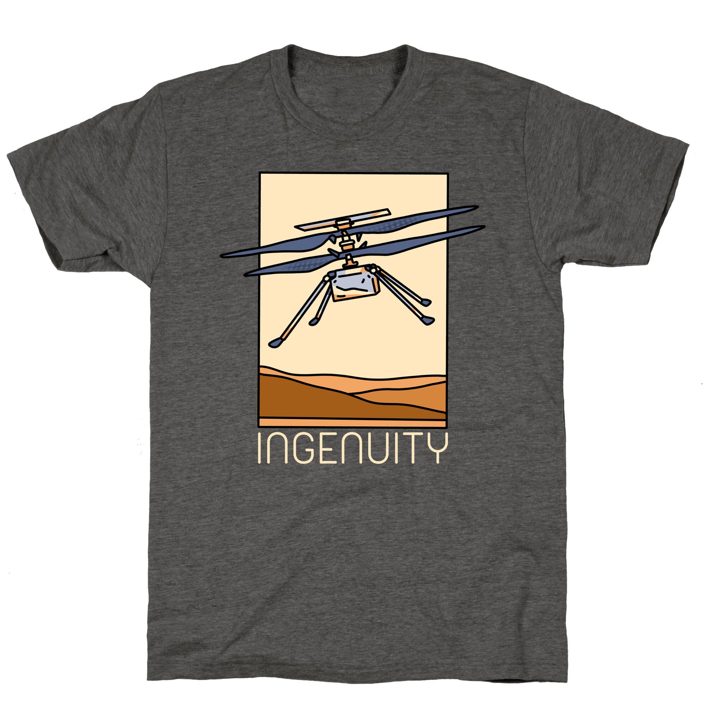Ingenuity Mars Helicopter Unisex Triblend Tee