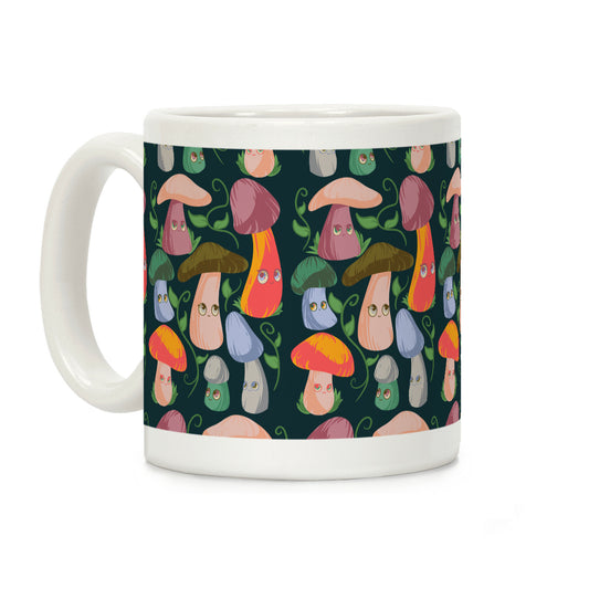 Kawaii Cottage Mushrooms Coffee Mug