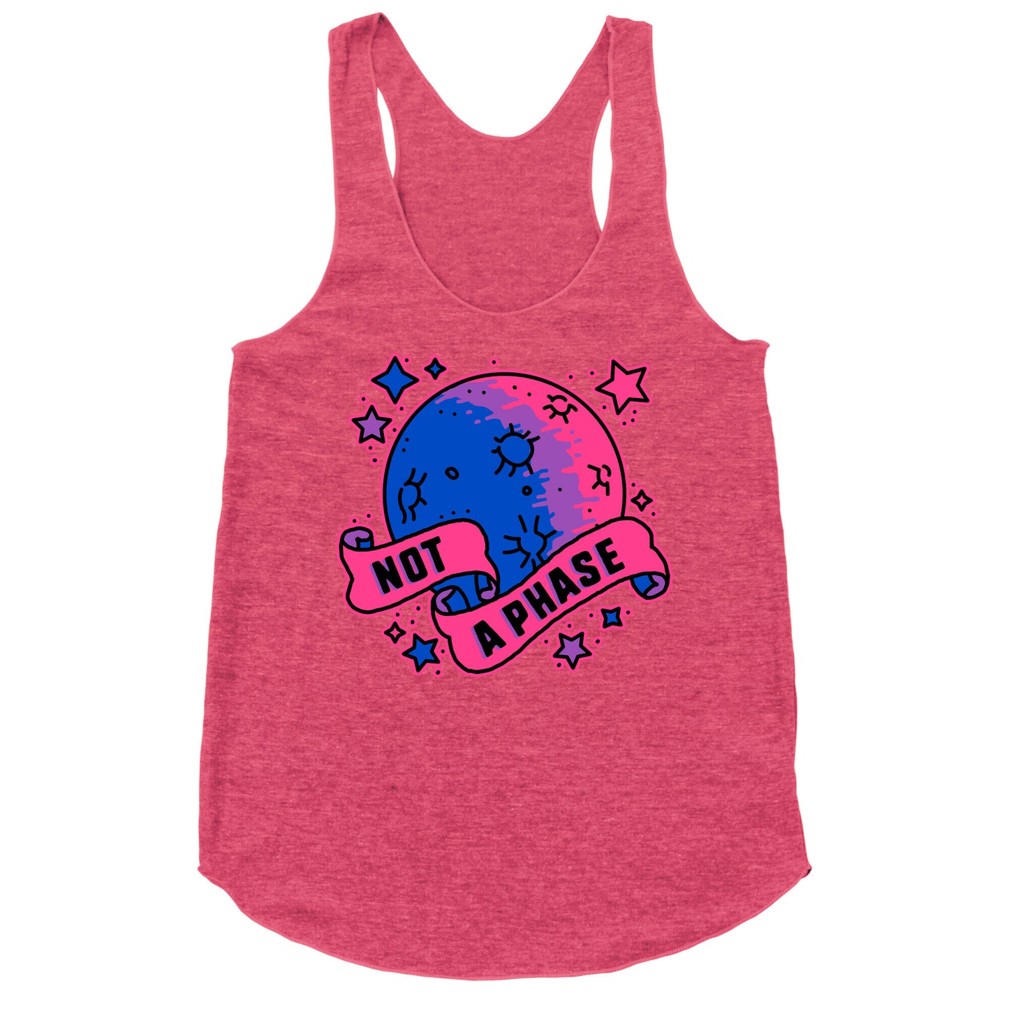 Not a Phase Bi Moon Racerback Tank