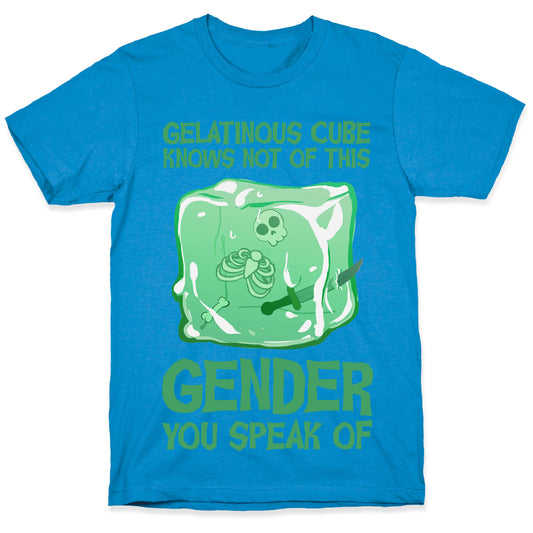 Gelatinous Cube Knows Not Of This Gender You Speak Of T-Shirt
