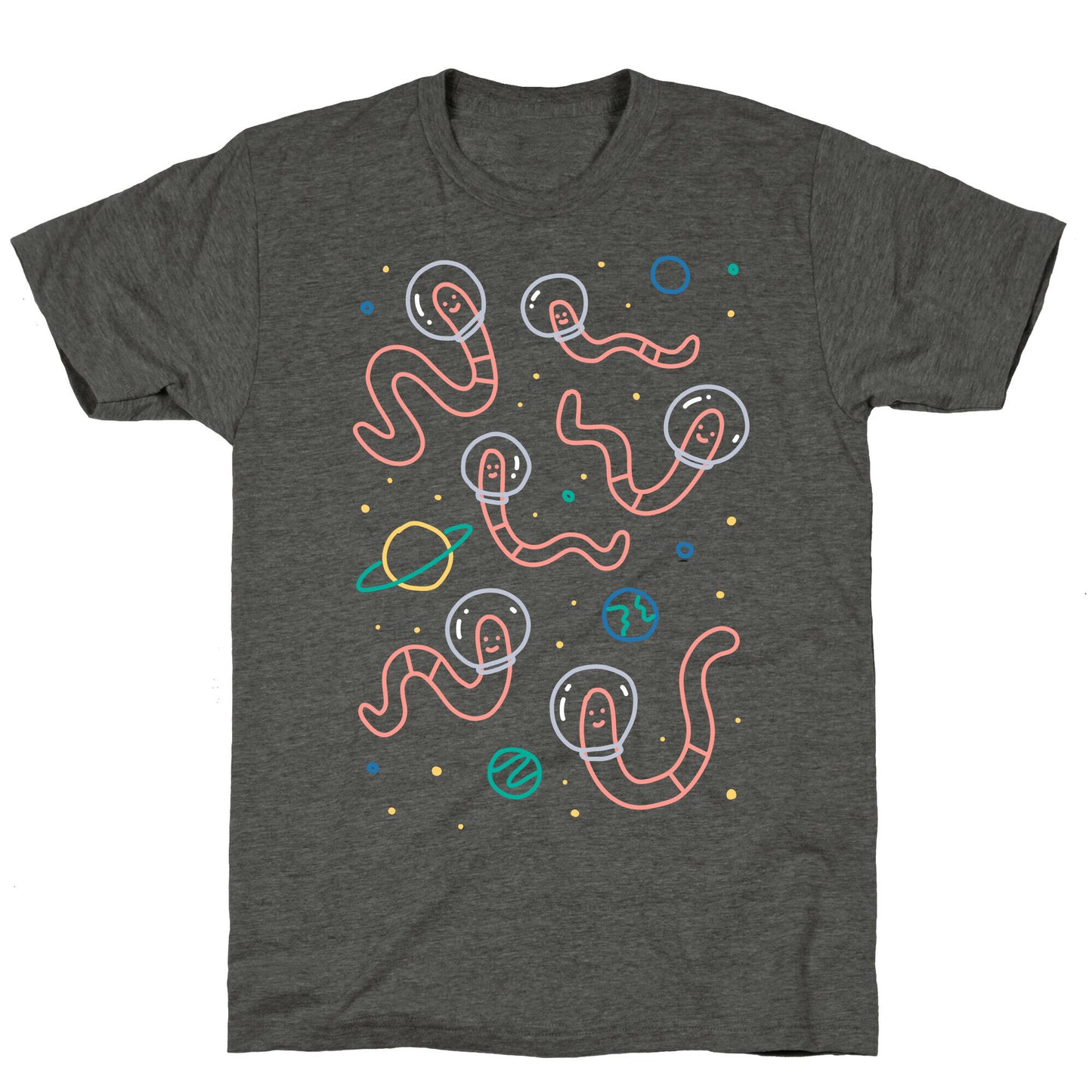 Worms In Space Unisex Triblend Tee