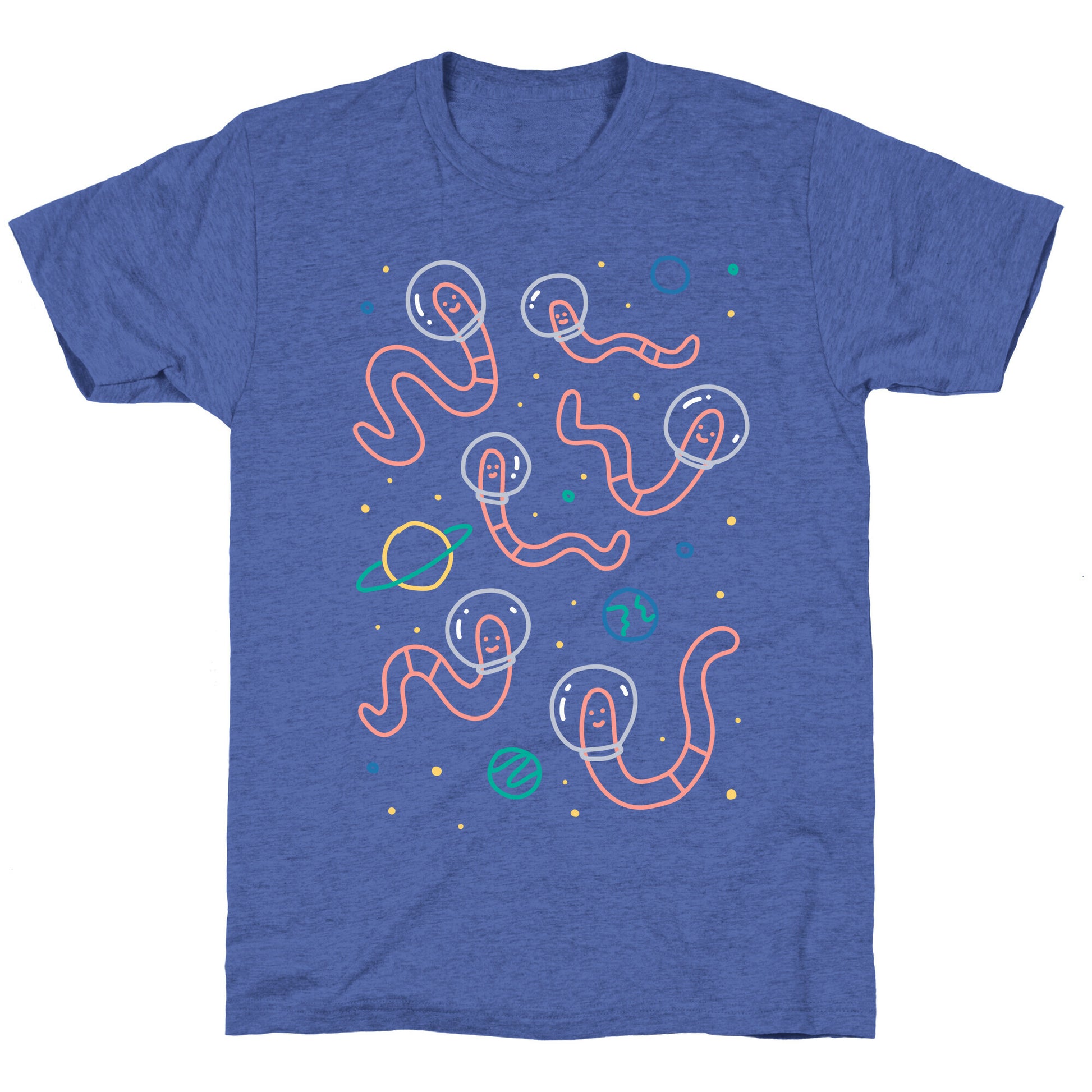 Worms In Space Unisex Triblend Tee