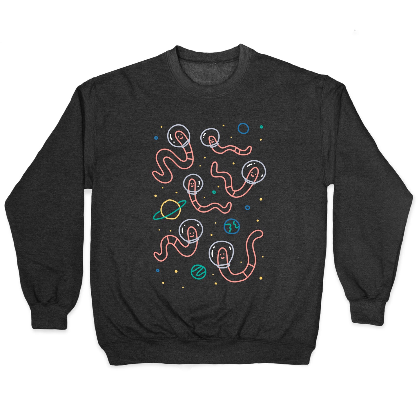 Worms In Space Crewneck Sweatshirt