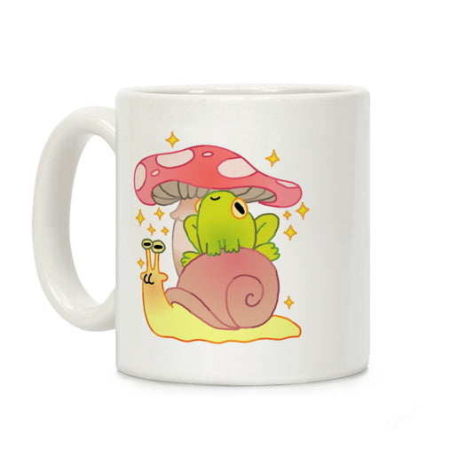Cute Snail & Frog Coffee Mug