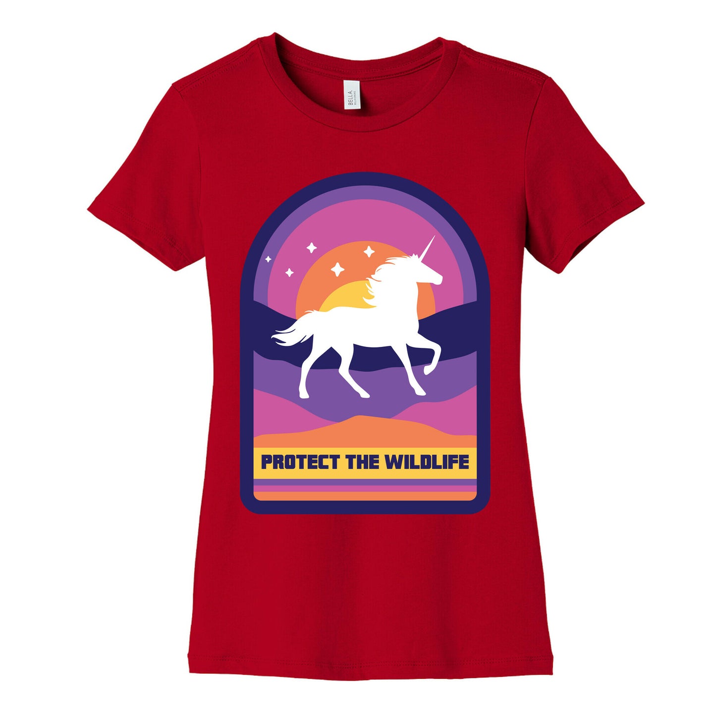 Protect The Wildlife (Unicorn) Women's Cotton Tee