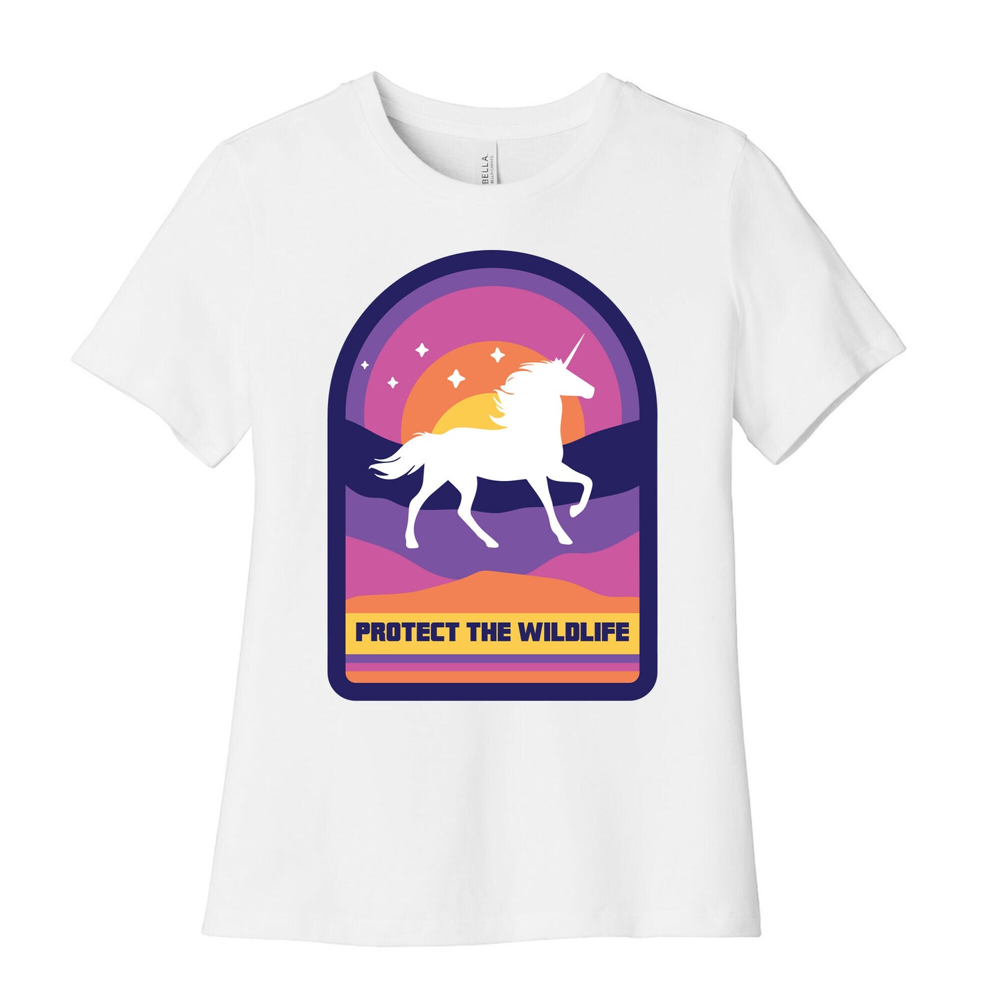 Protect The Wildlife (Unicorn) Women's Cotton Tee