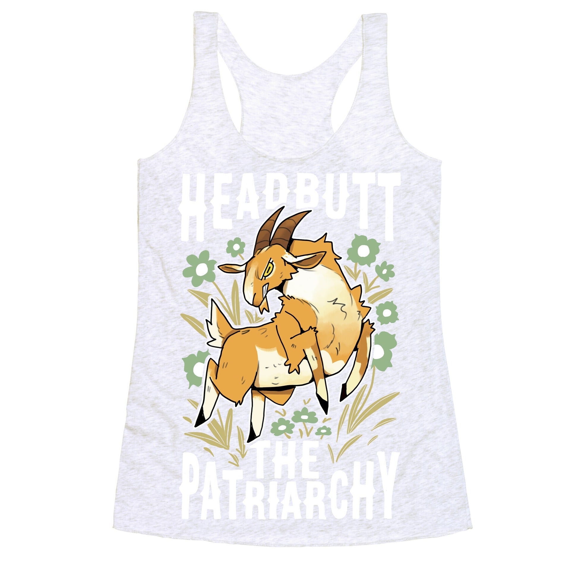 Headbutt The Patriarchy Racerback Tank