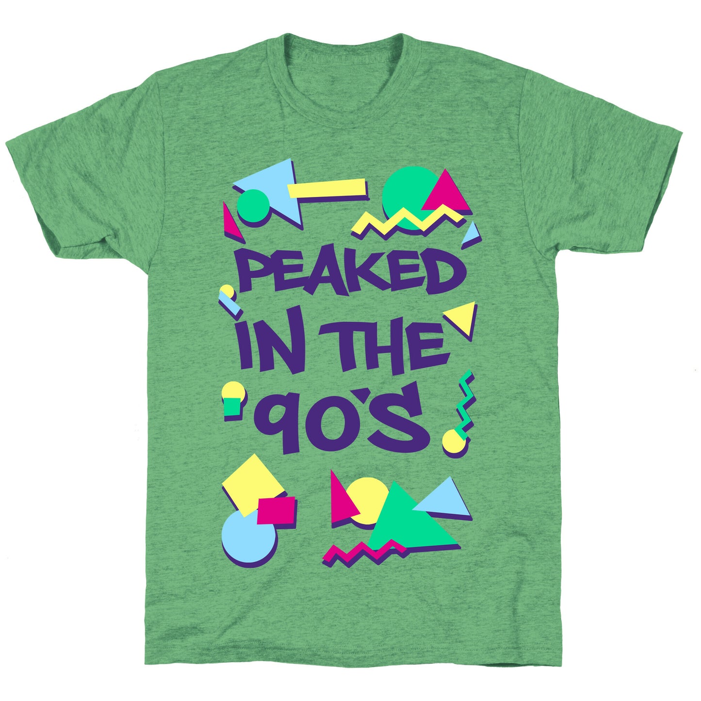 Peaked in the 90's Unisex Triblend Tee