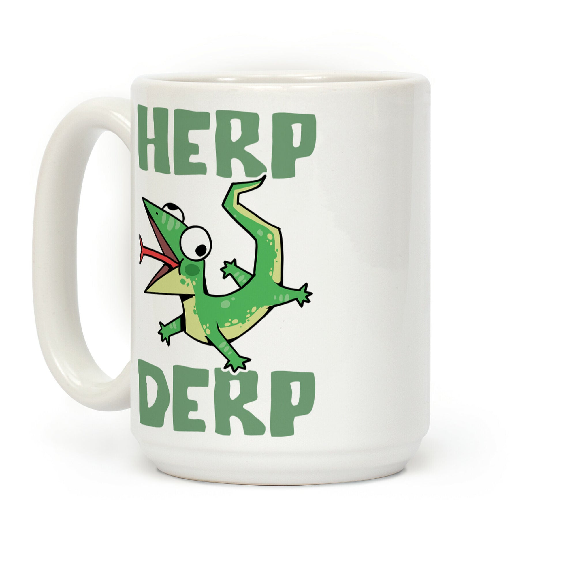Herp Derp Derpy Lizard Coffee Mug