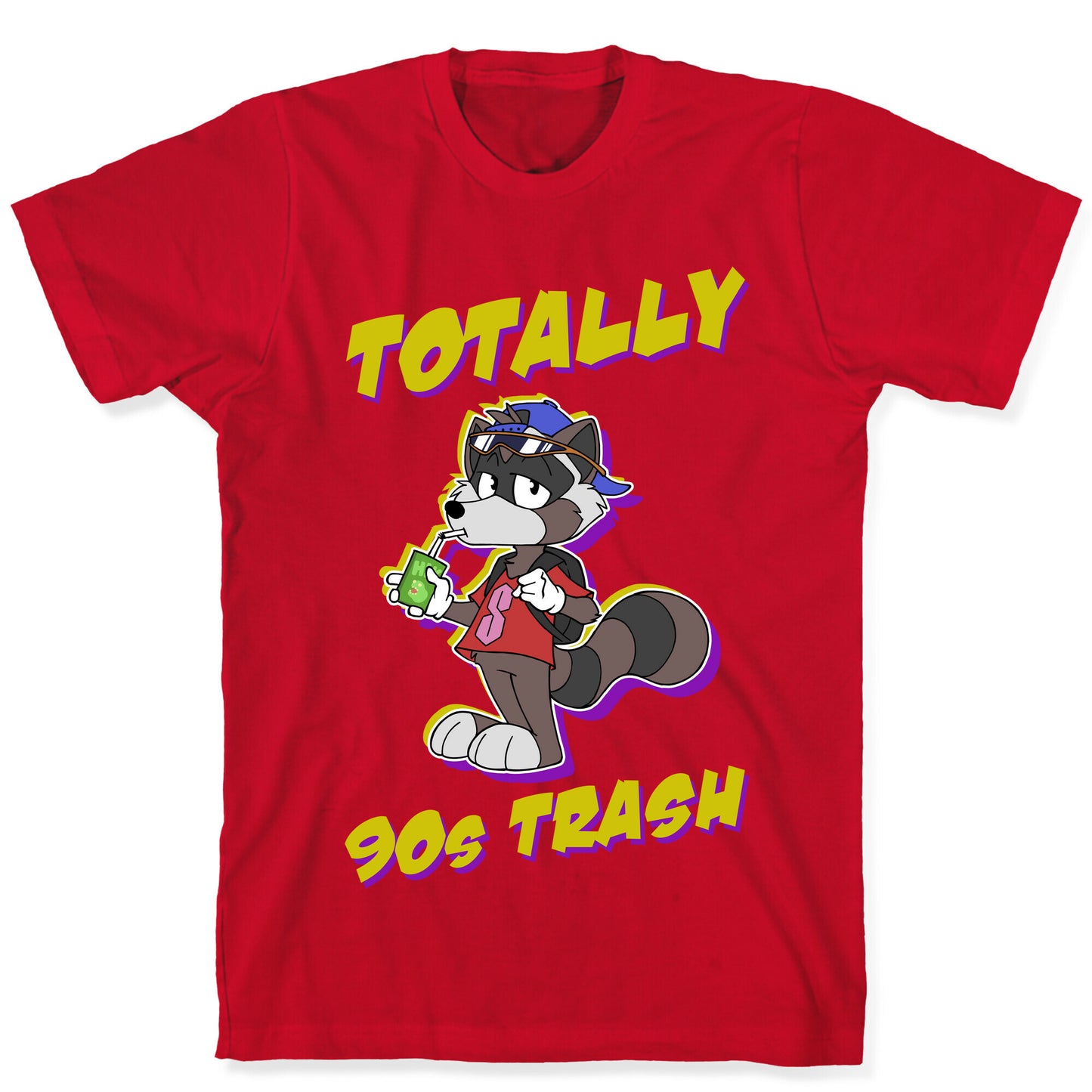 Totally 90's Trash Raccoon T-Shirt