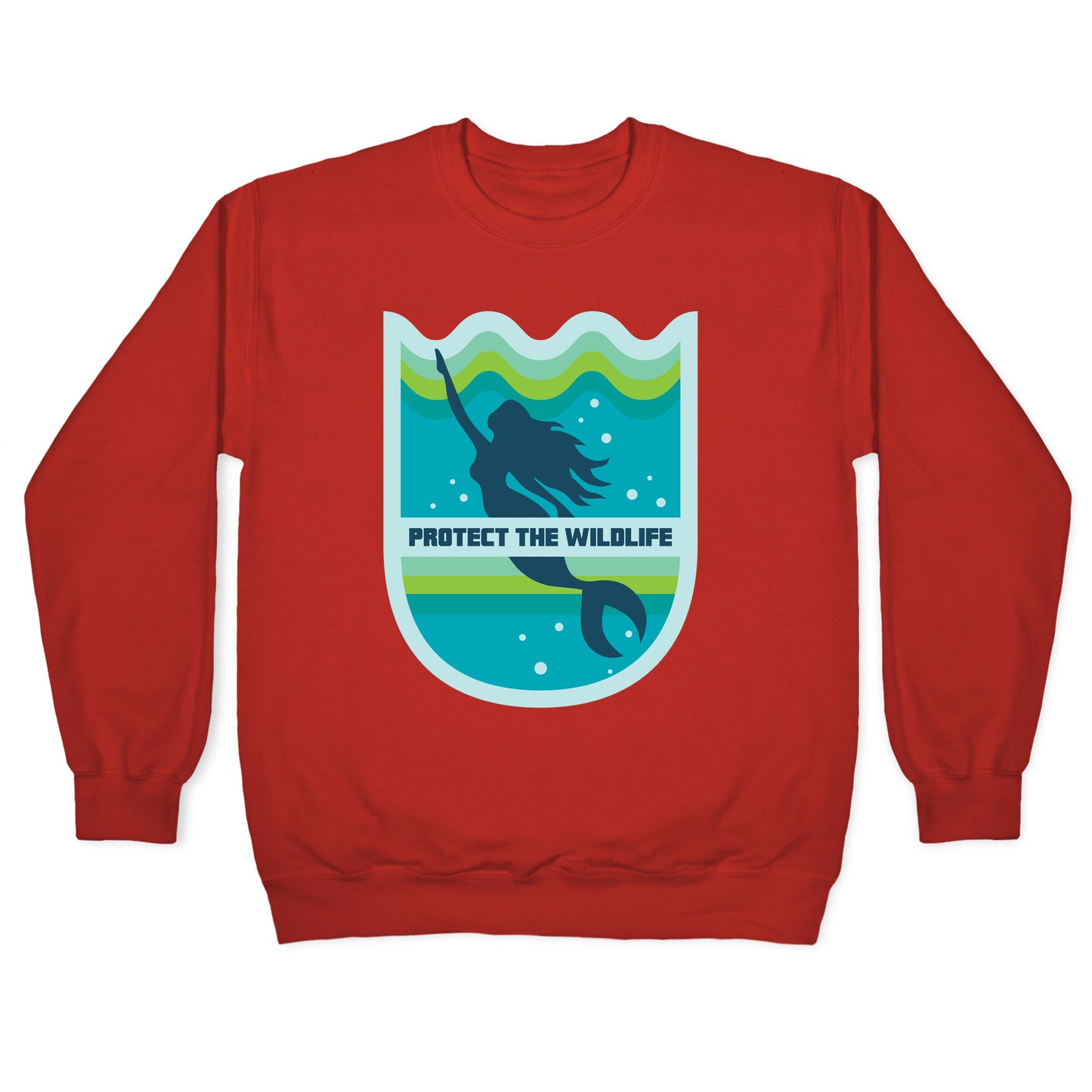 Protect The Wildlife (Mermaid) Crewneck Sweatshirt