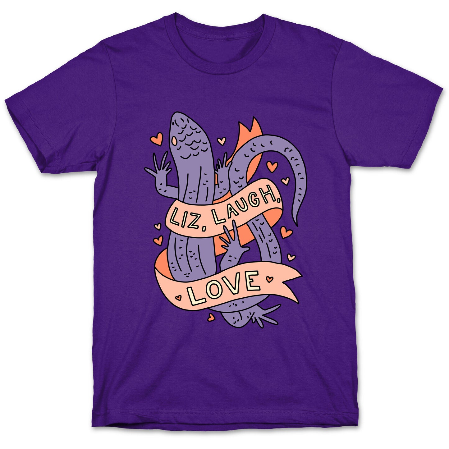 Liz, Laugh, Love (Lizard) T-Shirt