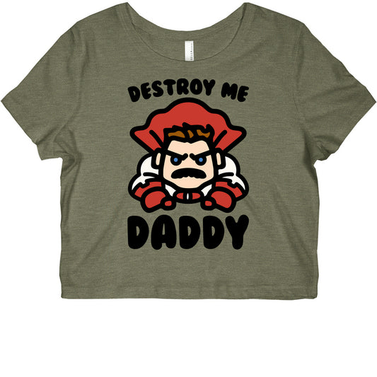 Destroy Me Daddy Parody Graphic Baby Tee