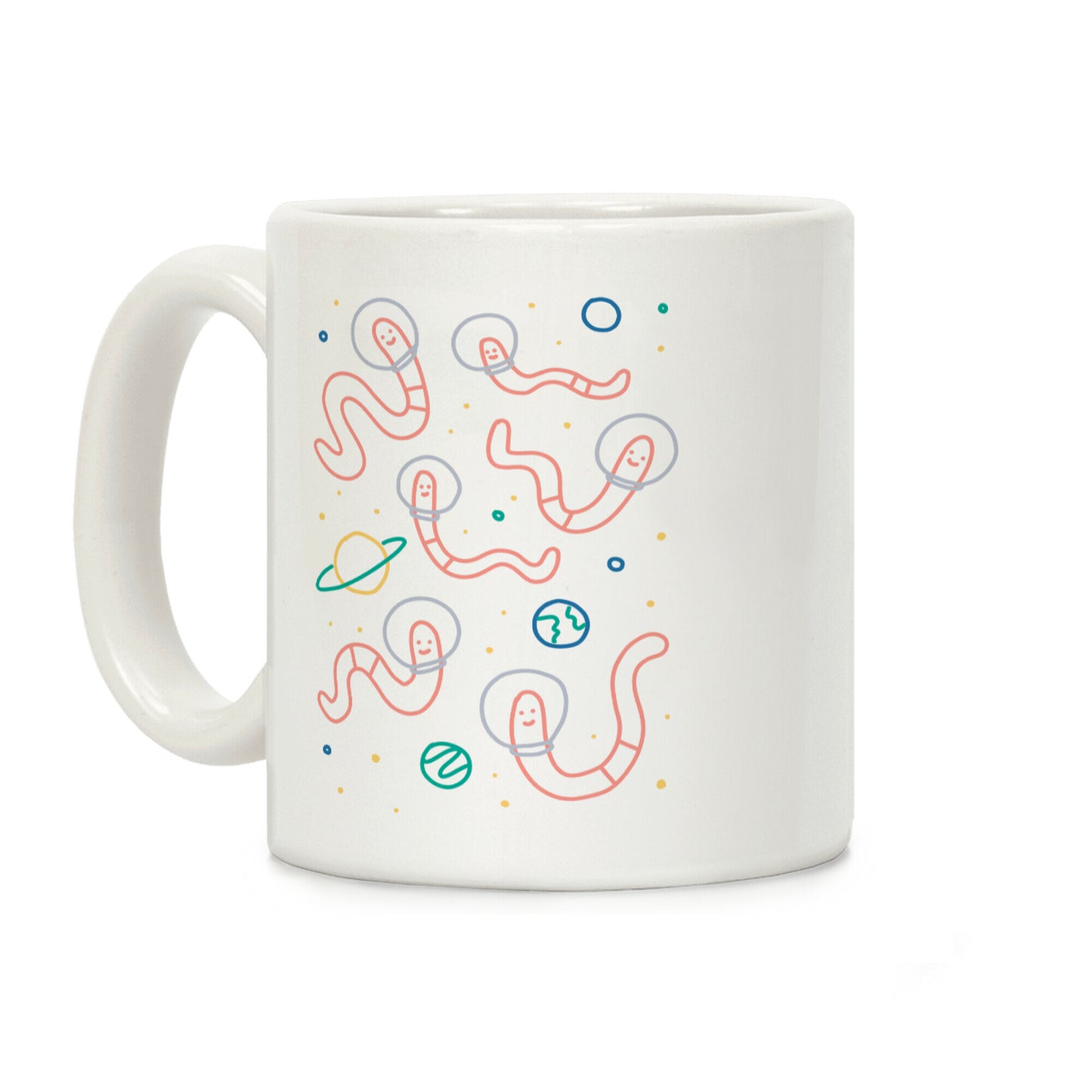 Worms In Space Coffee Mug