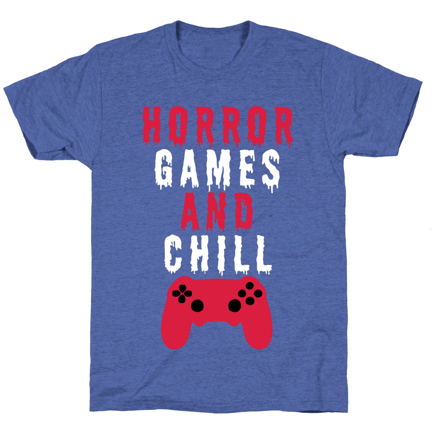 Horror Games And Chill Unisex Triblend Tee