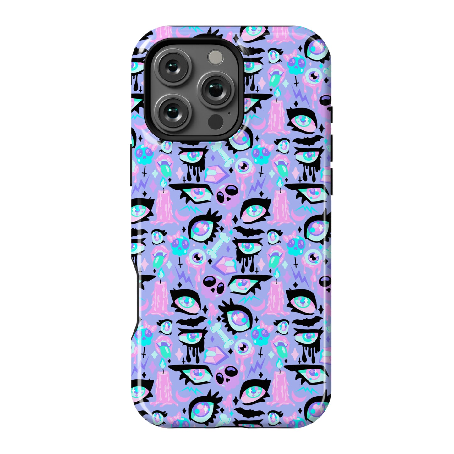 Pastel Goth Eyes Pattern Phone Case