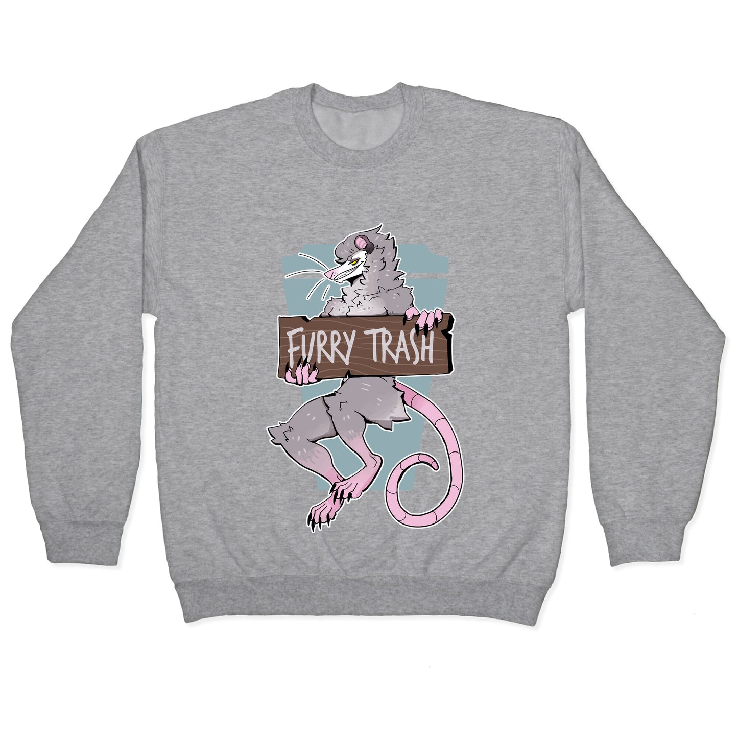 Furry Trash Crewneck Sweatshirt