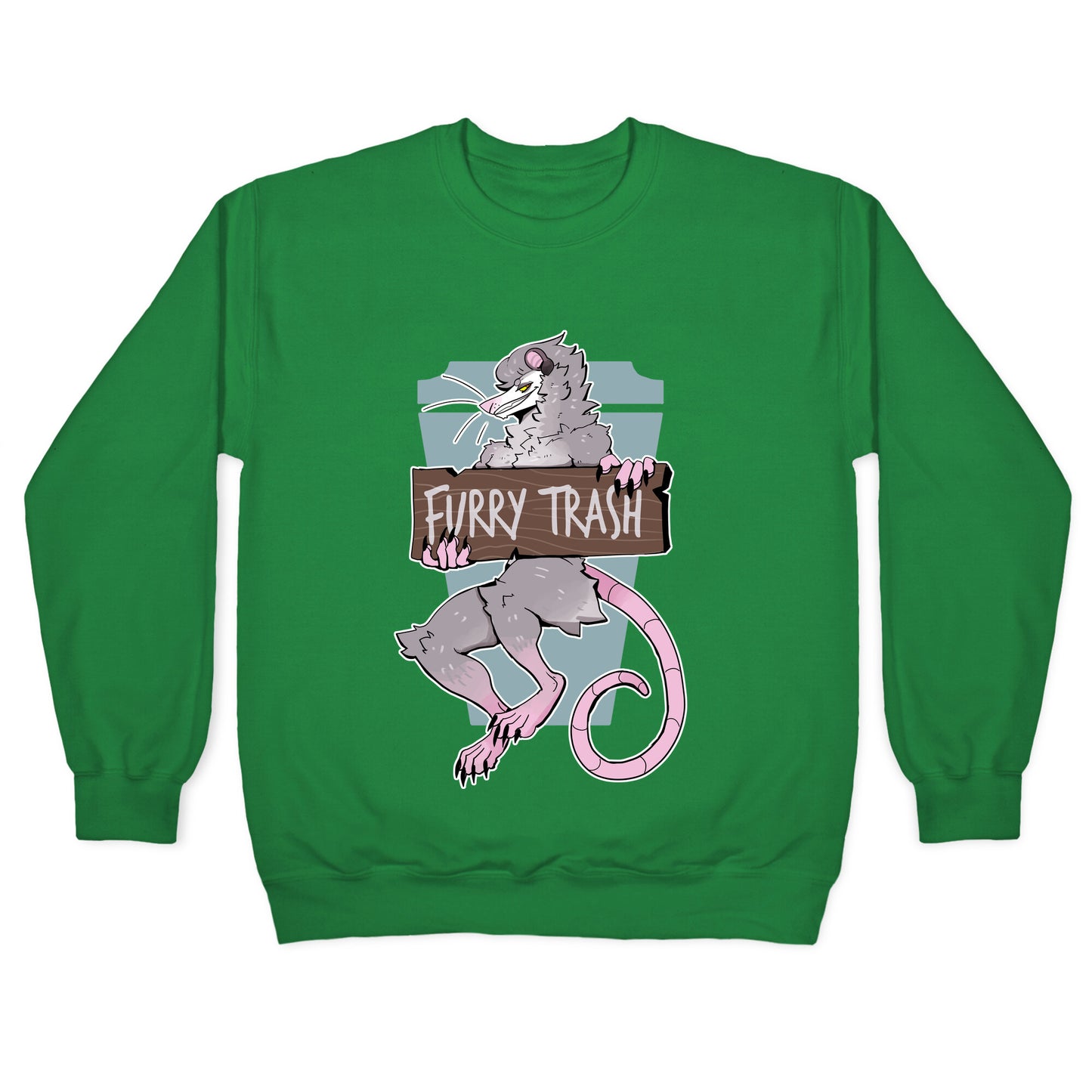 Furry Trash Crewneck Sweatshirt