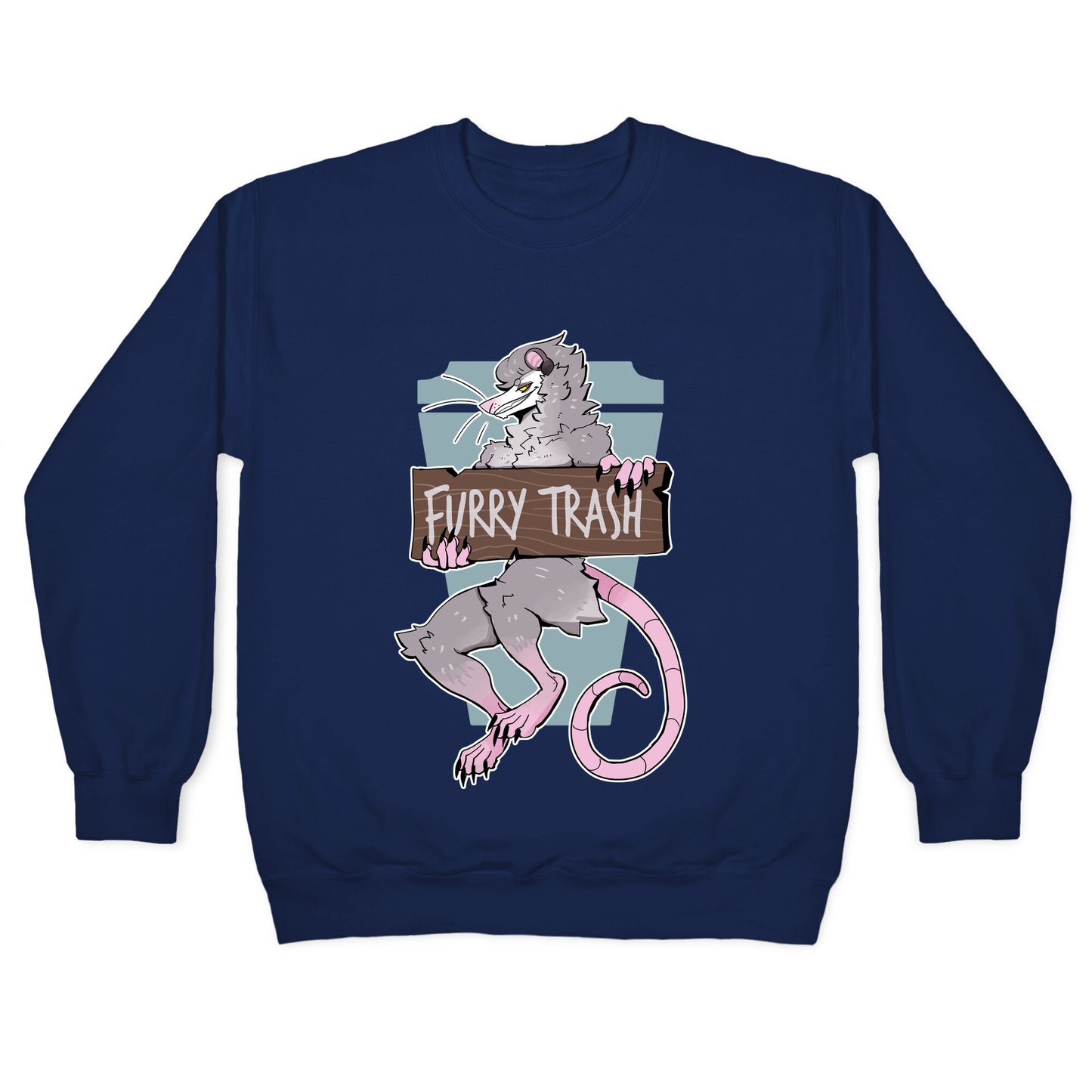 Furry Trash Crewneck Sweatshirt