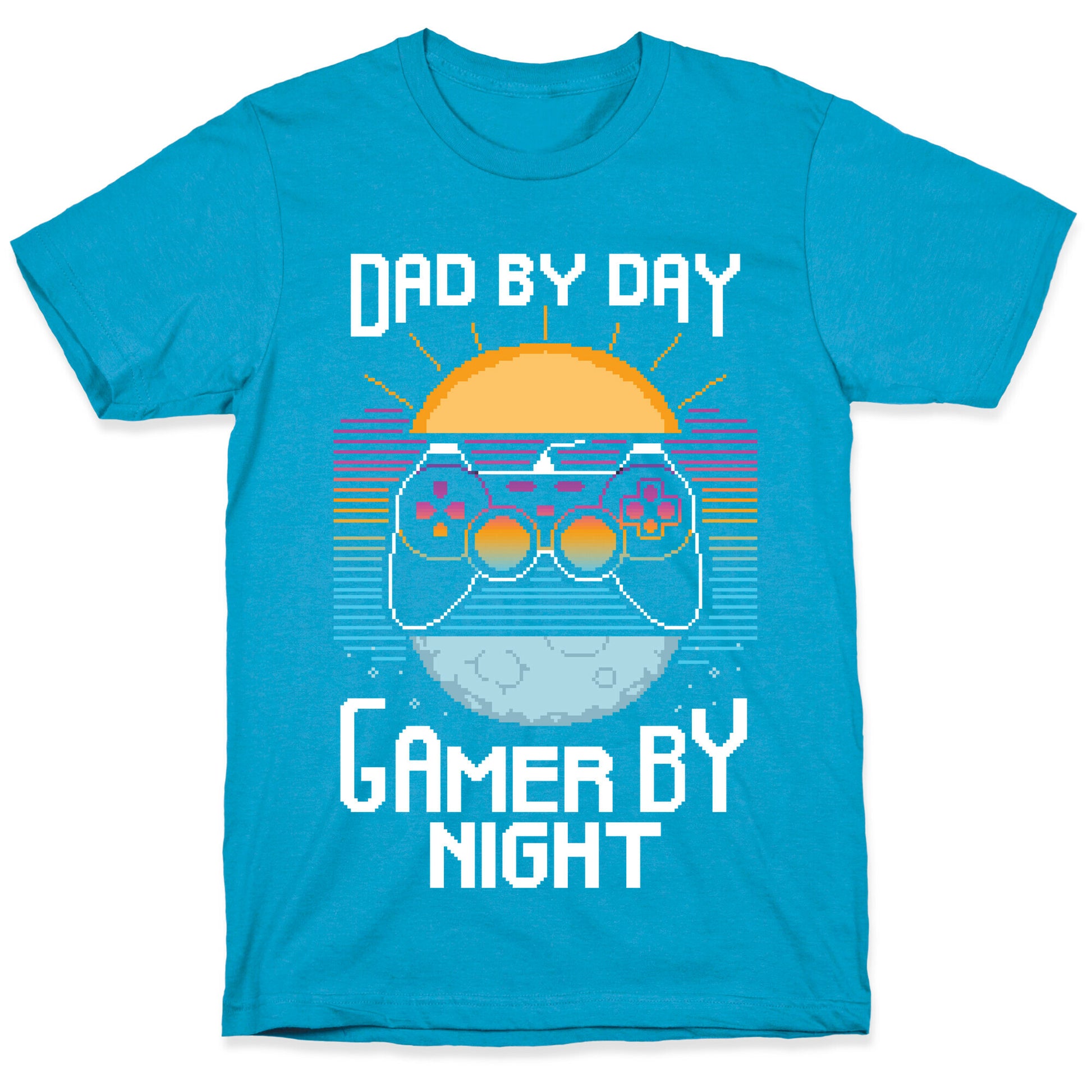 Dad By Day, Gamer By Night Unisex Triblend Tee