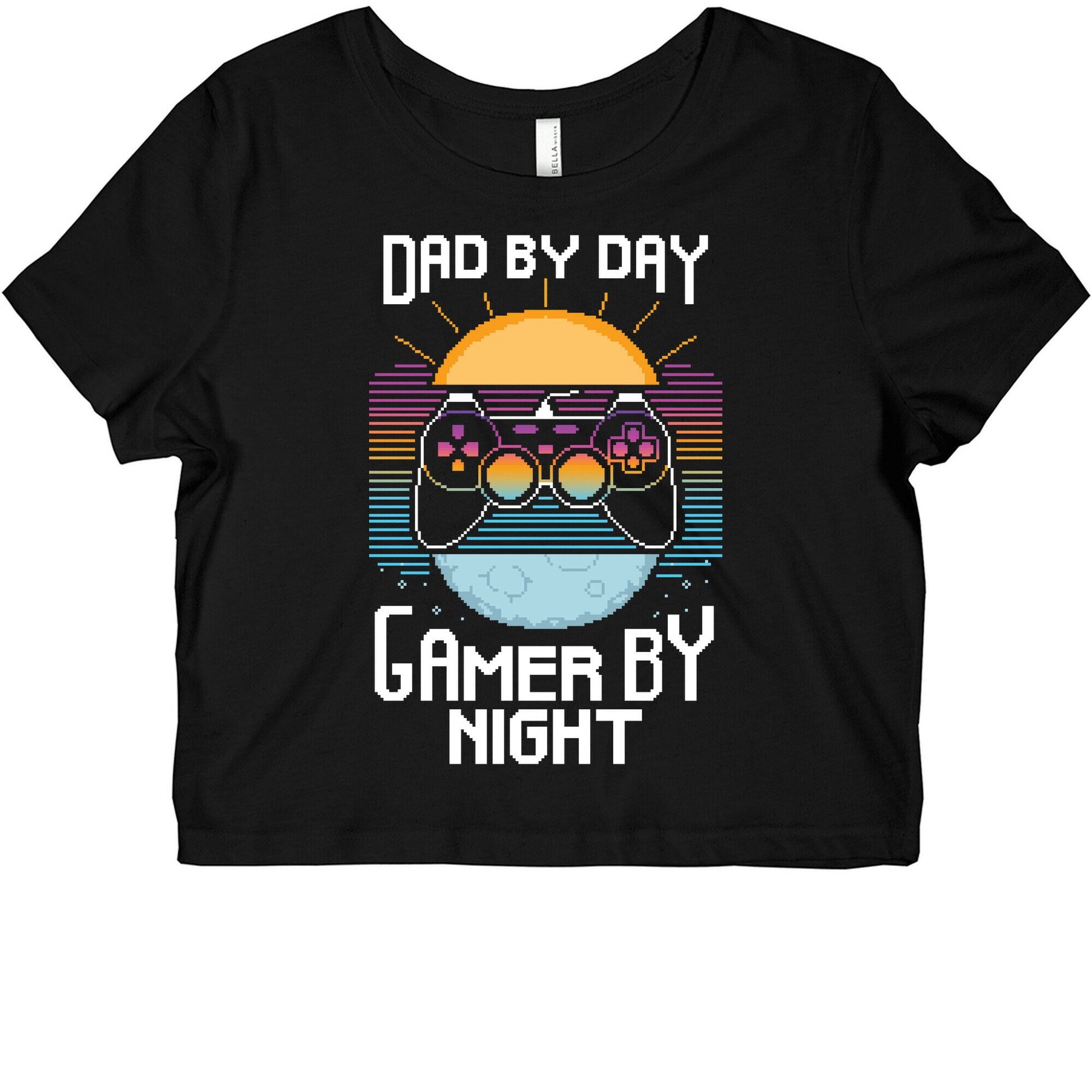 Dad By Day, Gamer By Night Graphic Baby Tee