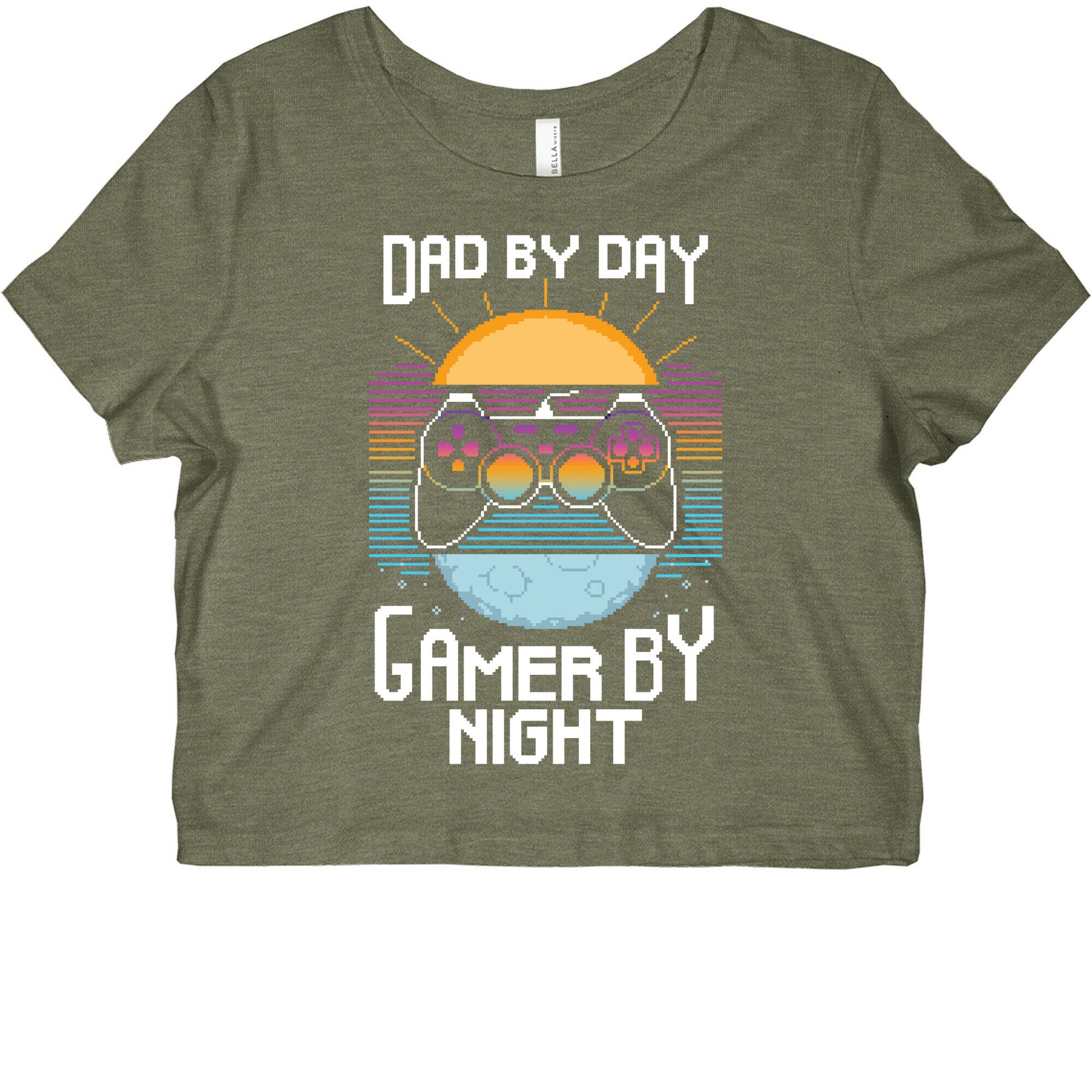 Dad By Day, Gamer By Night Graphic Baby Tee