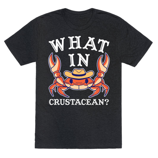 What In Crustacean? Unisex Triblend Tee