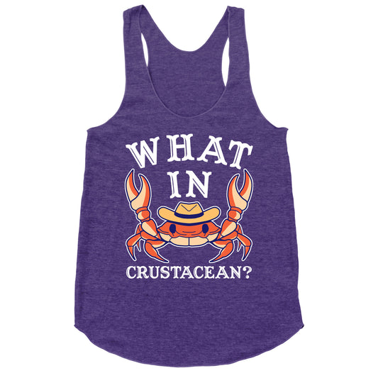 What In Crustacean? Racerback Tank