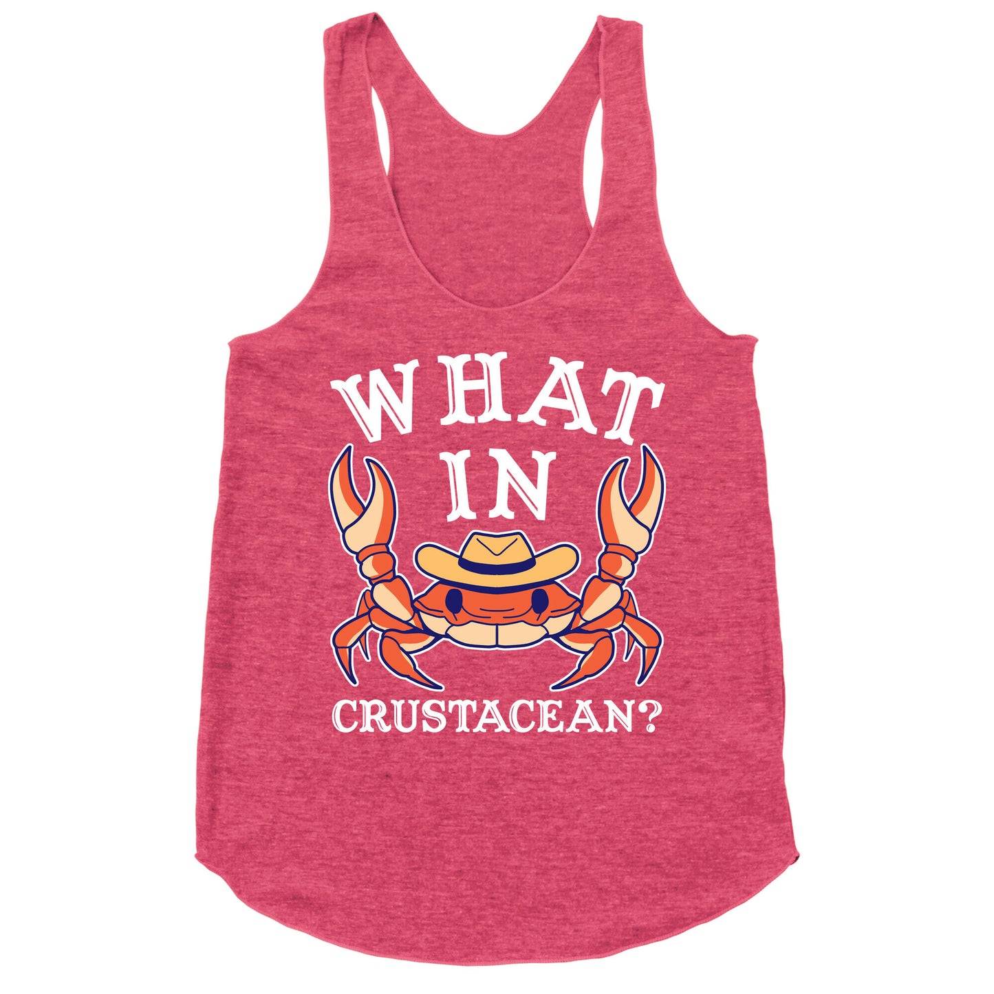 What In Crustacean? Racerback Tank