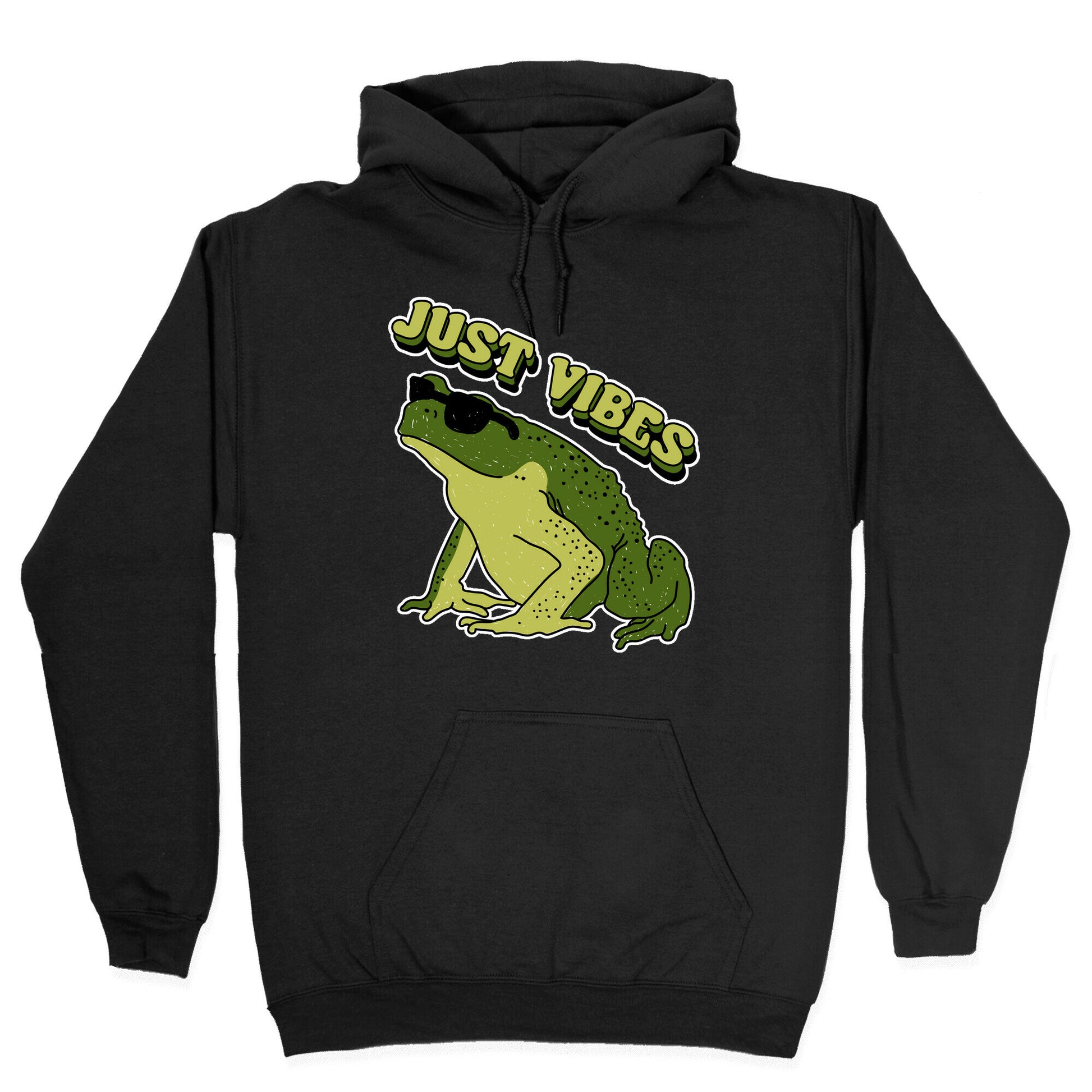 Just Vibes Frog Hoodie