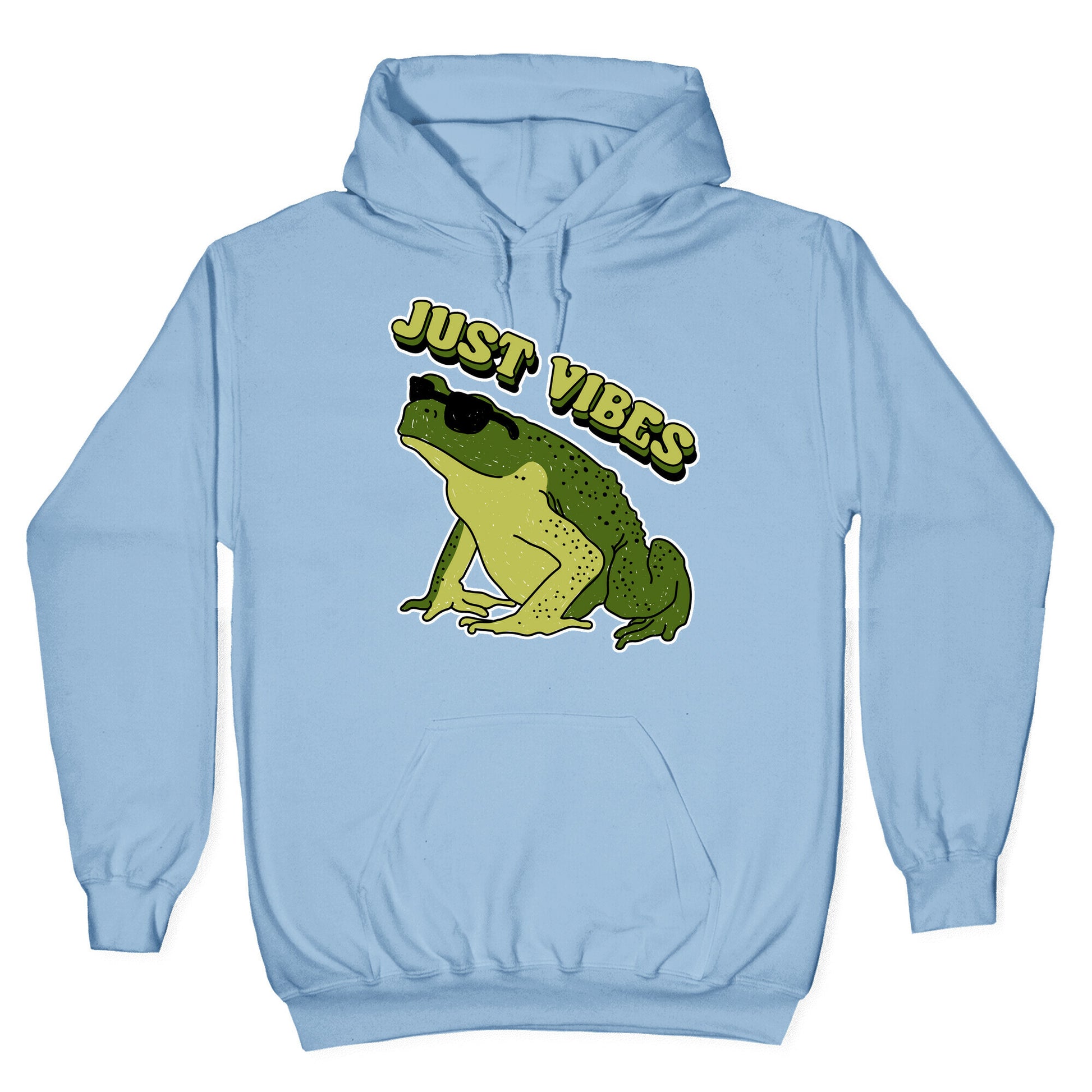 Just Vibes Frog Hoodie