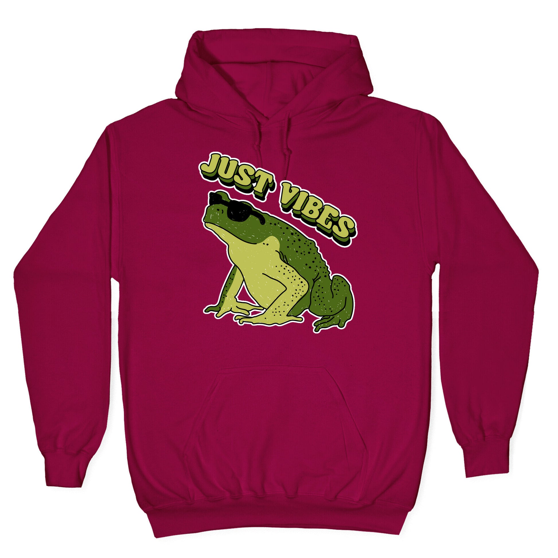 Just Vibes Frog Hoodie