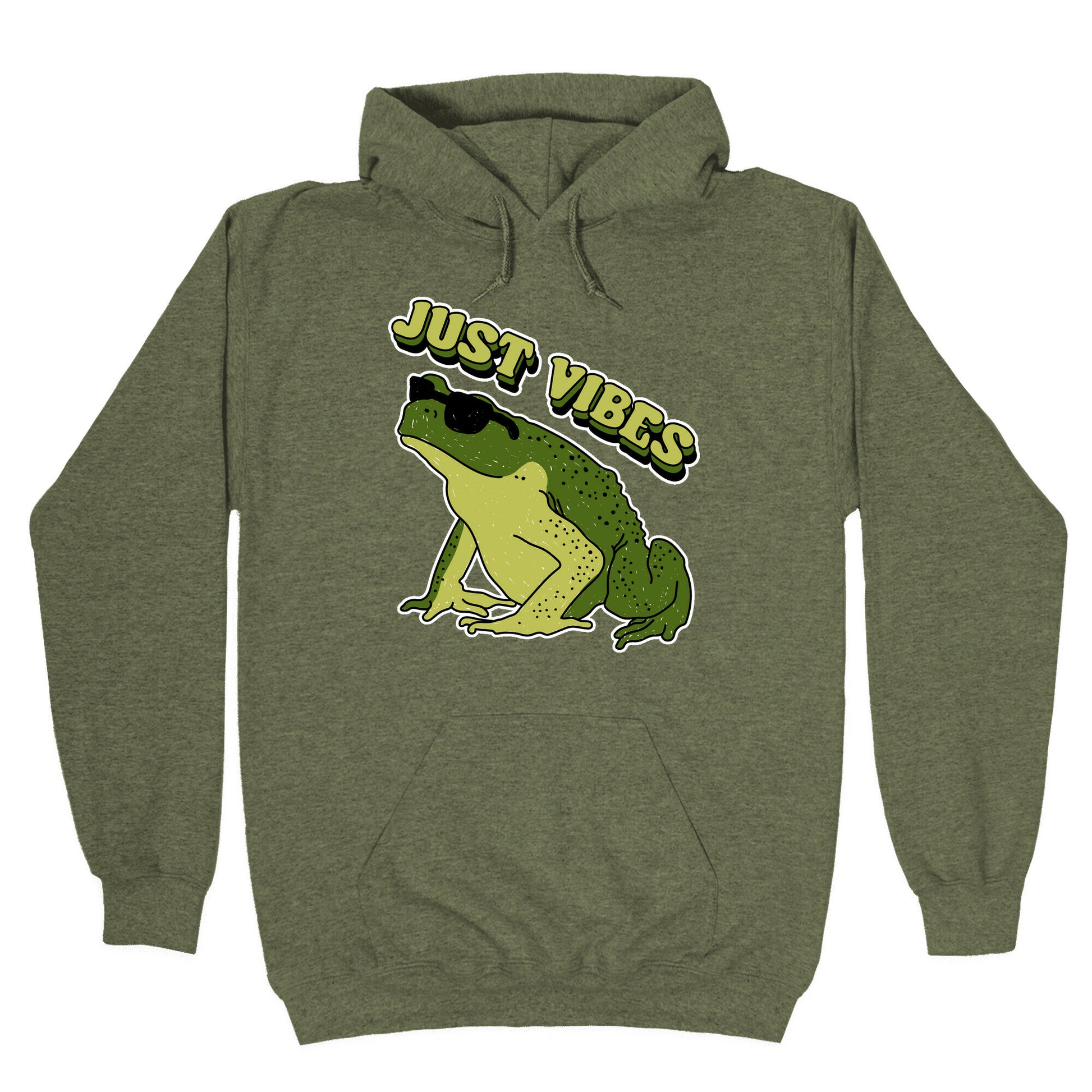 Just Vibes Frog Hoodie